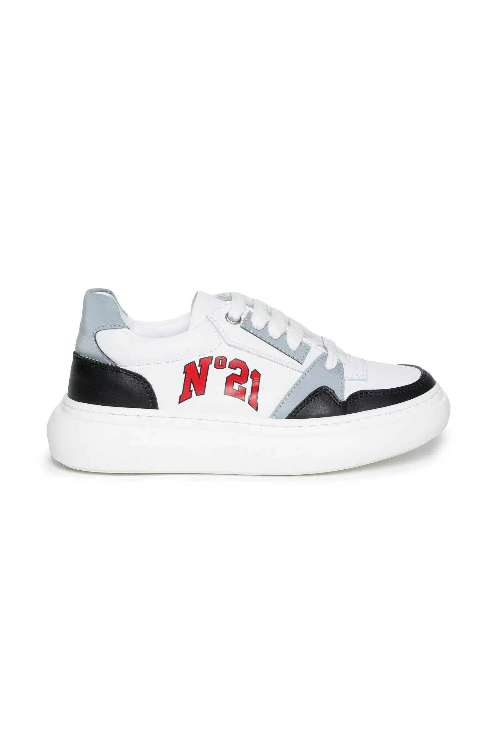 Sneakers<N°21 Scarpe Sneakers Basse Bianche Con Logo Bianco