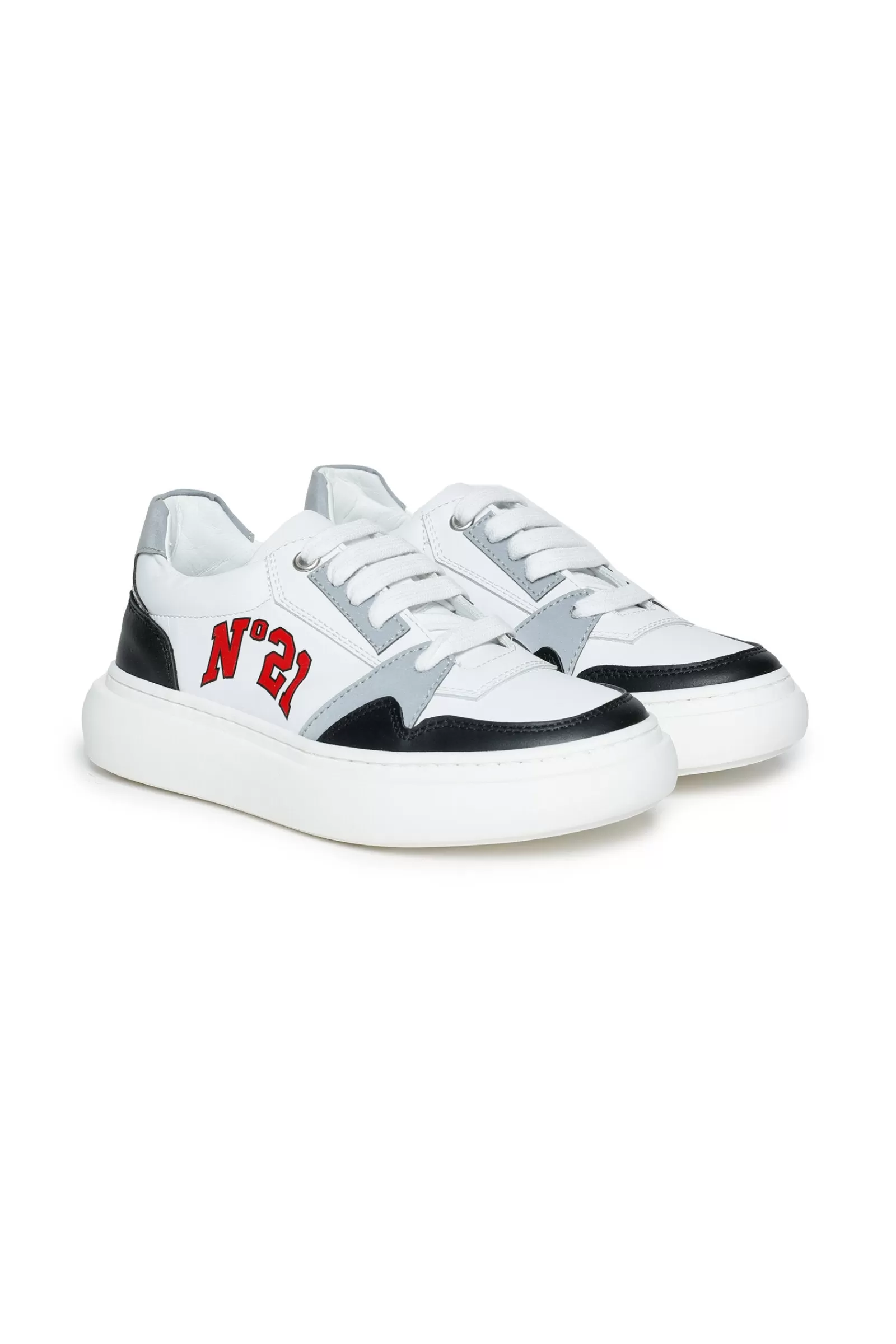 Sneakers<N°21 Scarpe Sneakers Basse Bianche Con Logo Bianco