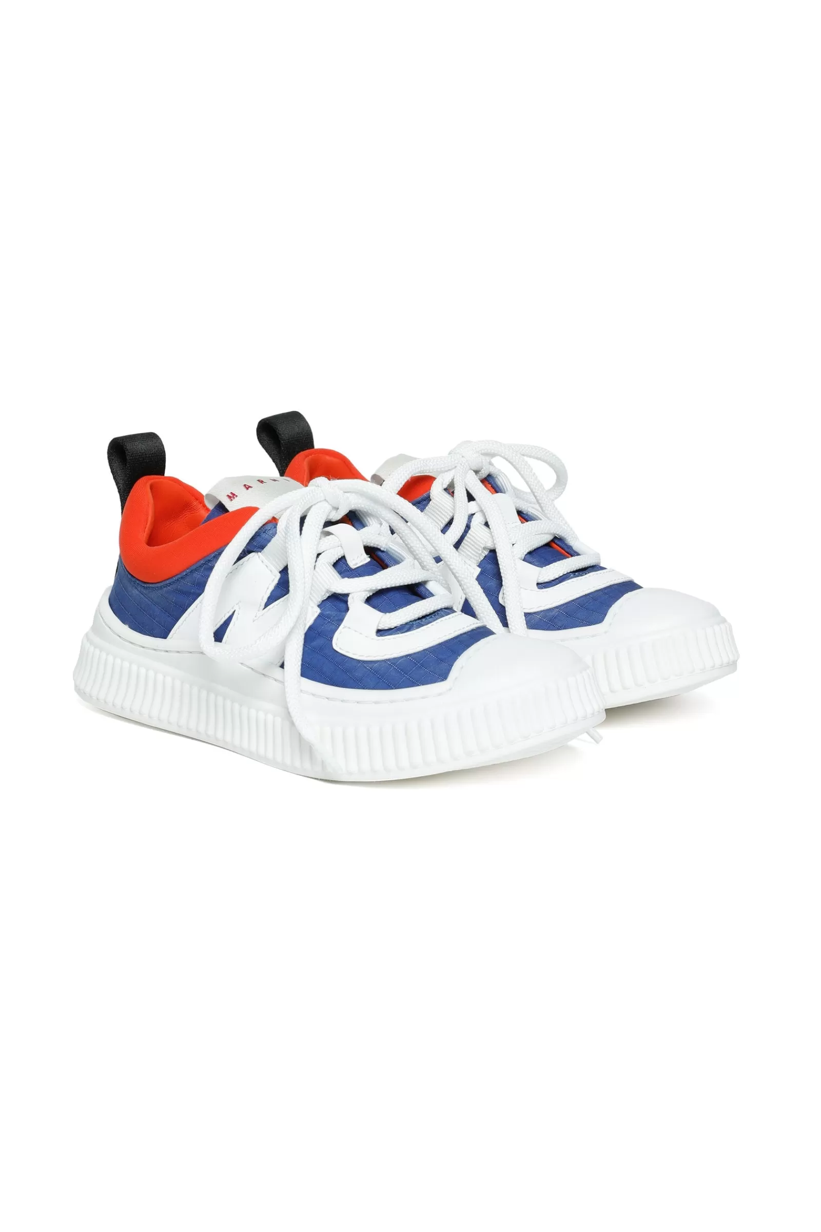 Sneakers<MARNI Scarpe Sneakers Basse Con Logo Blu