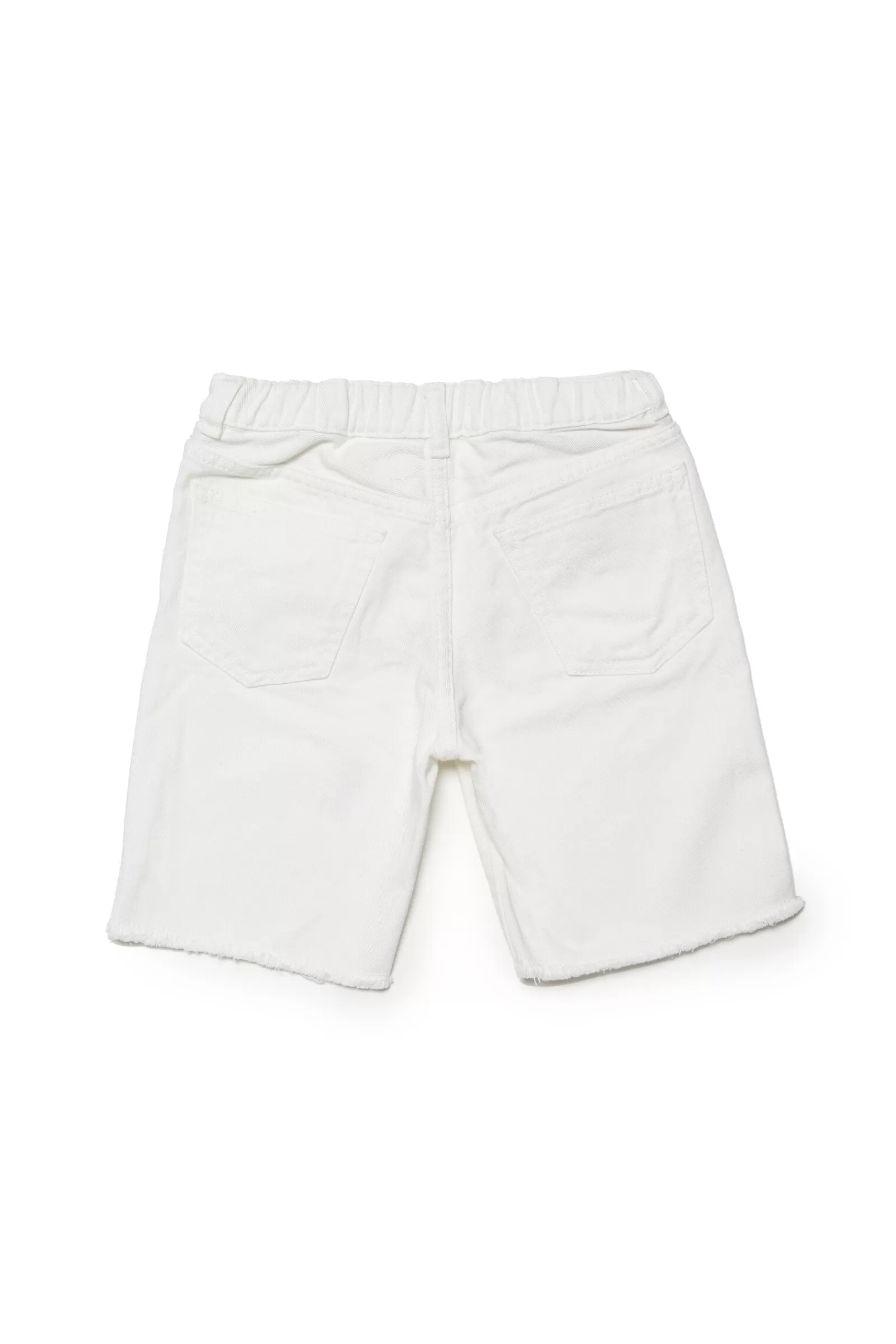 Gonne E Shorts<MM6 MAISON MARGIELA Shorts Bianchi In Cotone Bianco Sporco