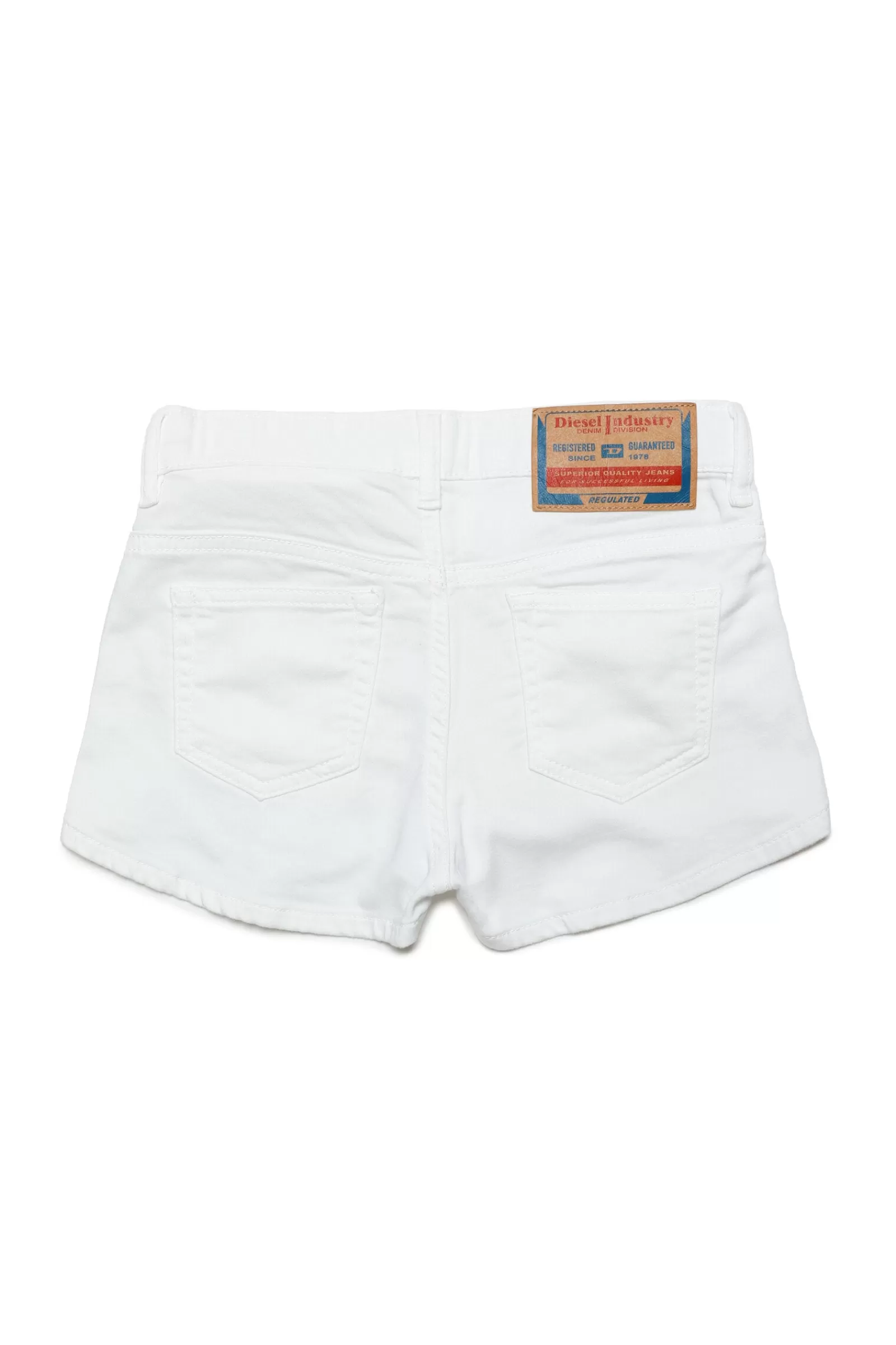 Gonne E Shorts<DIESEL Shorts Bianchi In Joggjeans® Modello 5 Pockets Bianco