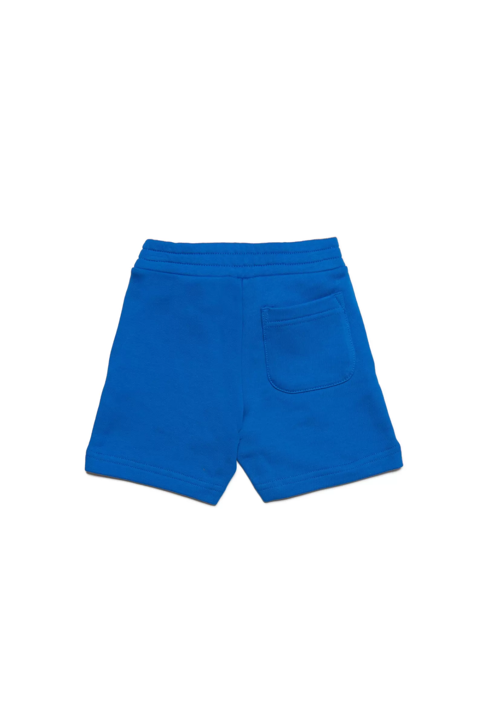 Pantaloni E Shorts<DIESEL Shorts Blu In Cotone Con Logo In Versione  Blu Principessa