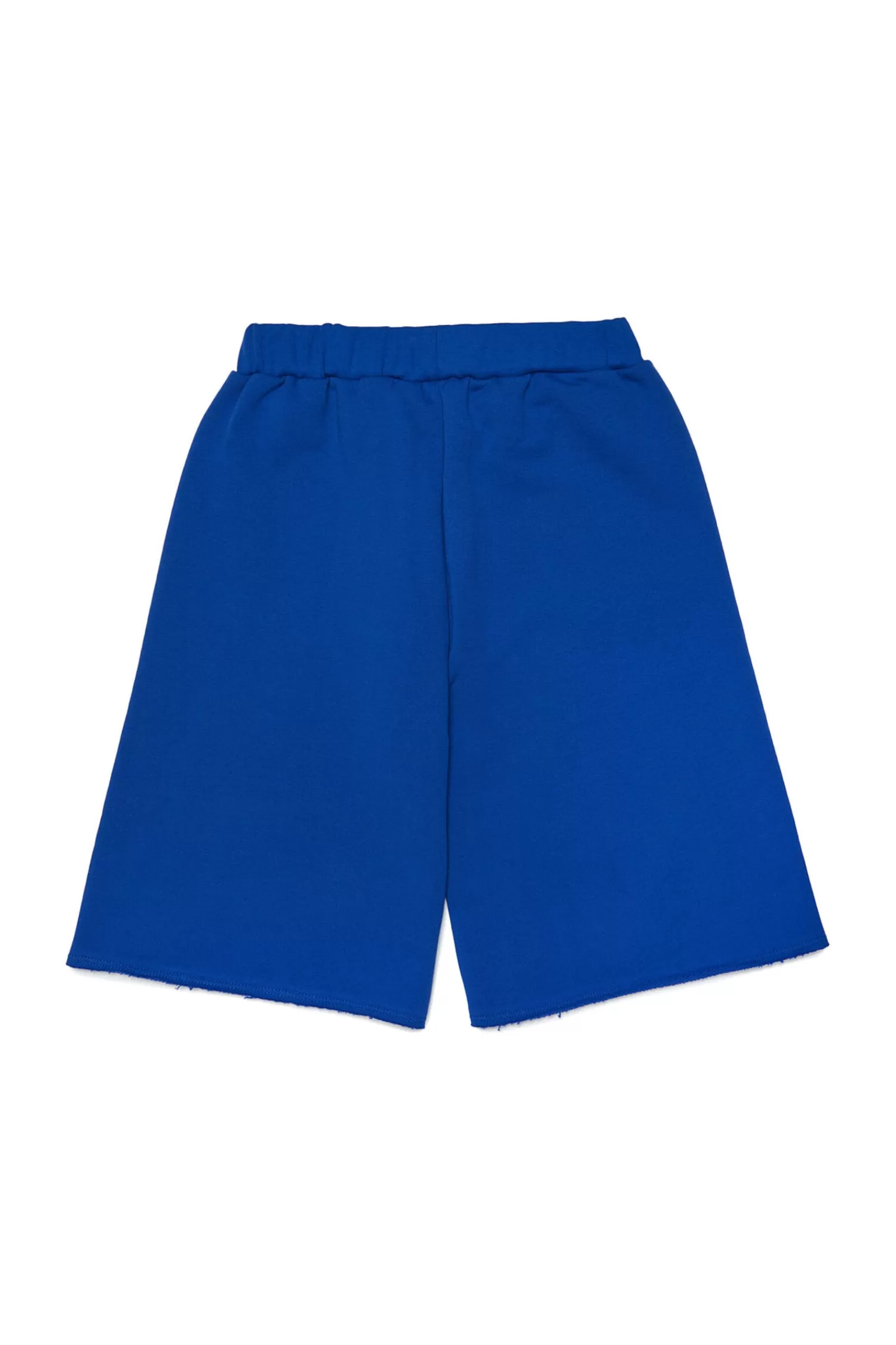 Gonne E Shorts<MARNI Shorts Blu In Felpa Con Logo Brush Blu Surf The Web