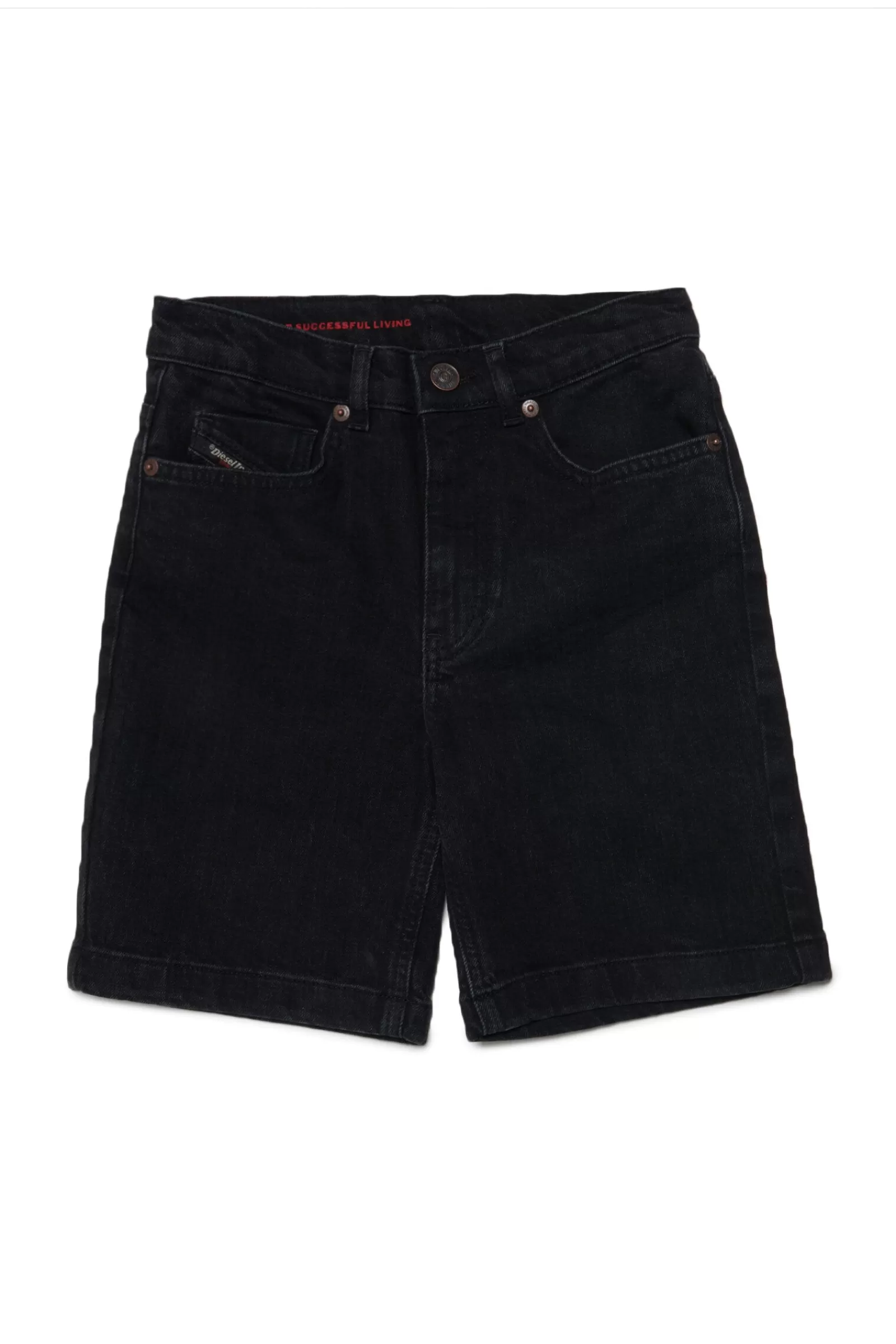 Pantaloni E Shorts<DIESEL Shorts In Denim Nero