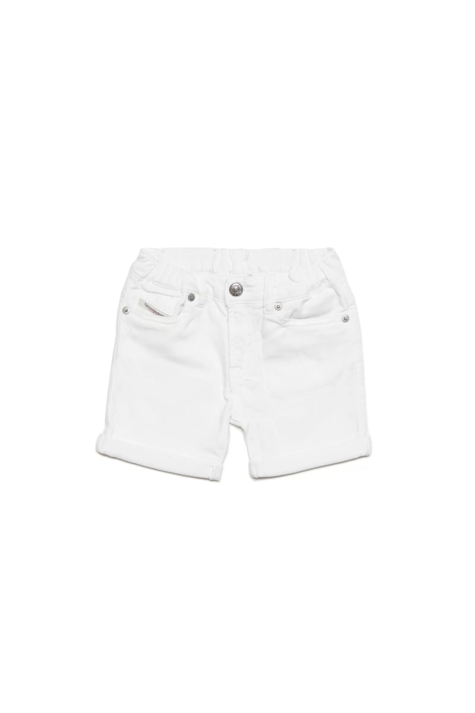 Pantaloni E Shorts<DIESEL Shorts In Denim Joggjeans® Bianco