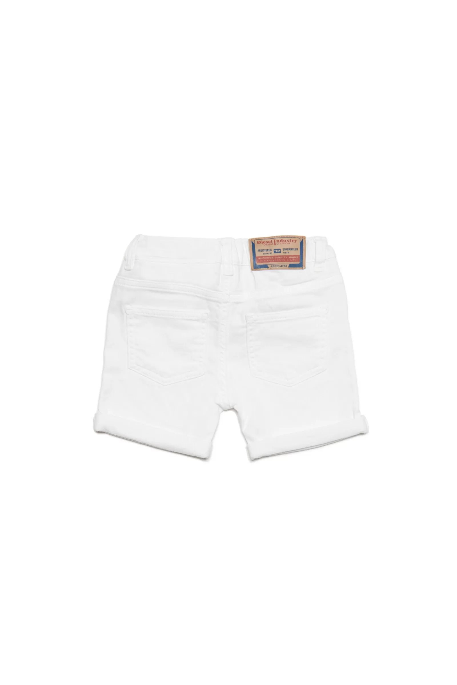 Pantaloni E Shorts<DIESEL Shorts In Denim Joggjeans® Bianco