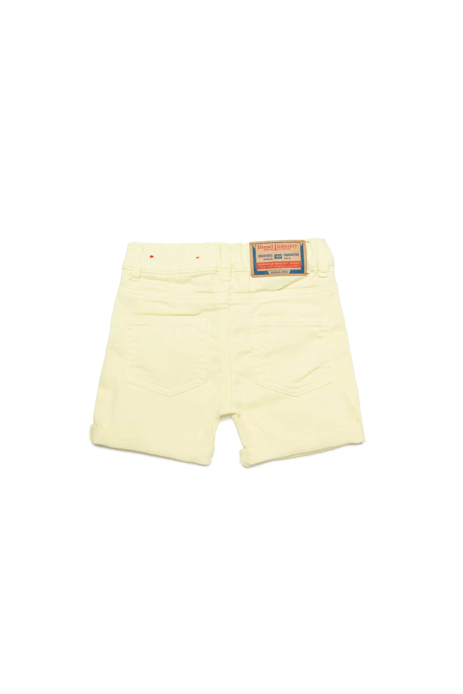 Pantaloni E Shorts<DIESEL Shorts In Denim Joggjeans® Giallo Limonata