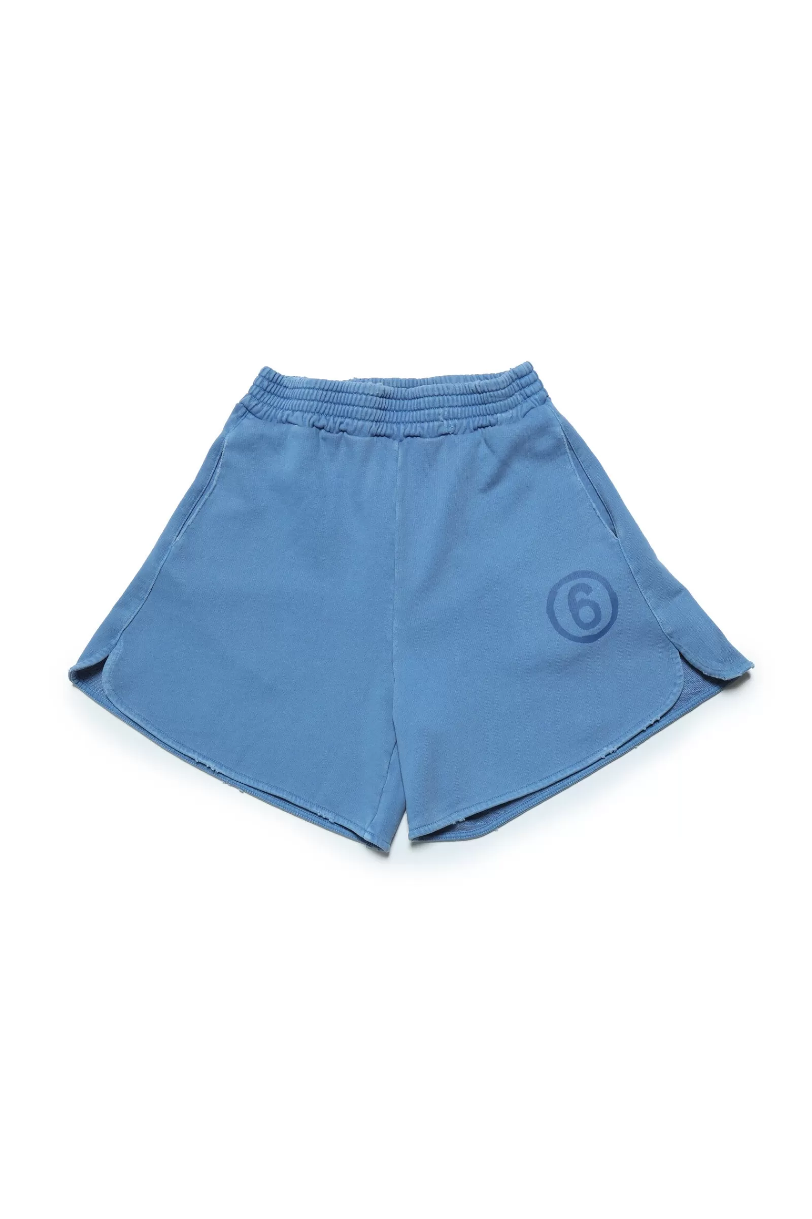 Pantaloni<MM6 MAISON MARGIELA Shorts In Felpa Blu Seventies