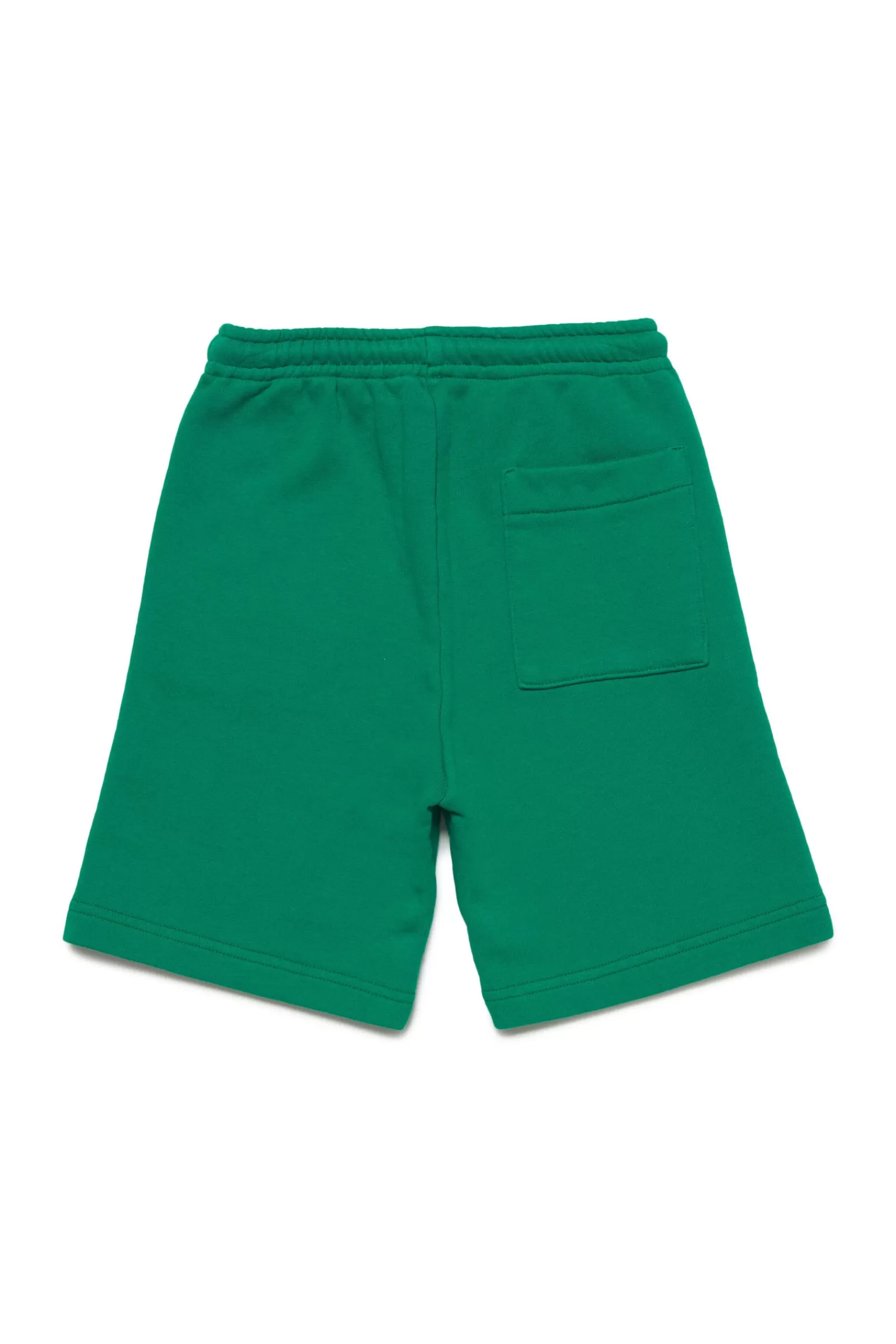 Gonne E Shorts<MYAR Shorts In Felpa Deadstock Verde Con Logo Verticale Verde Smeraldo