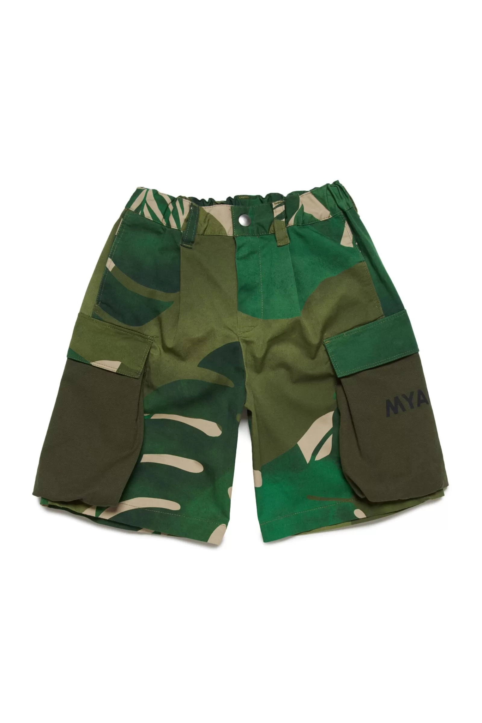 Gonne E Shorts<MYAR Shorts In In Tessuto Deadstock Fantasia Rainforest Verde Rain Forest