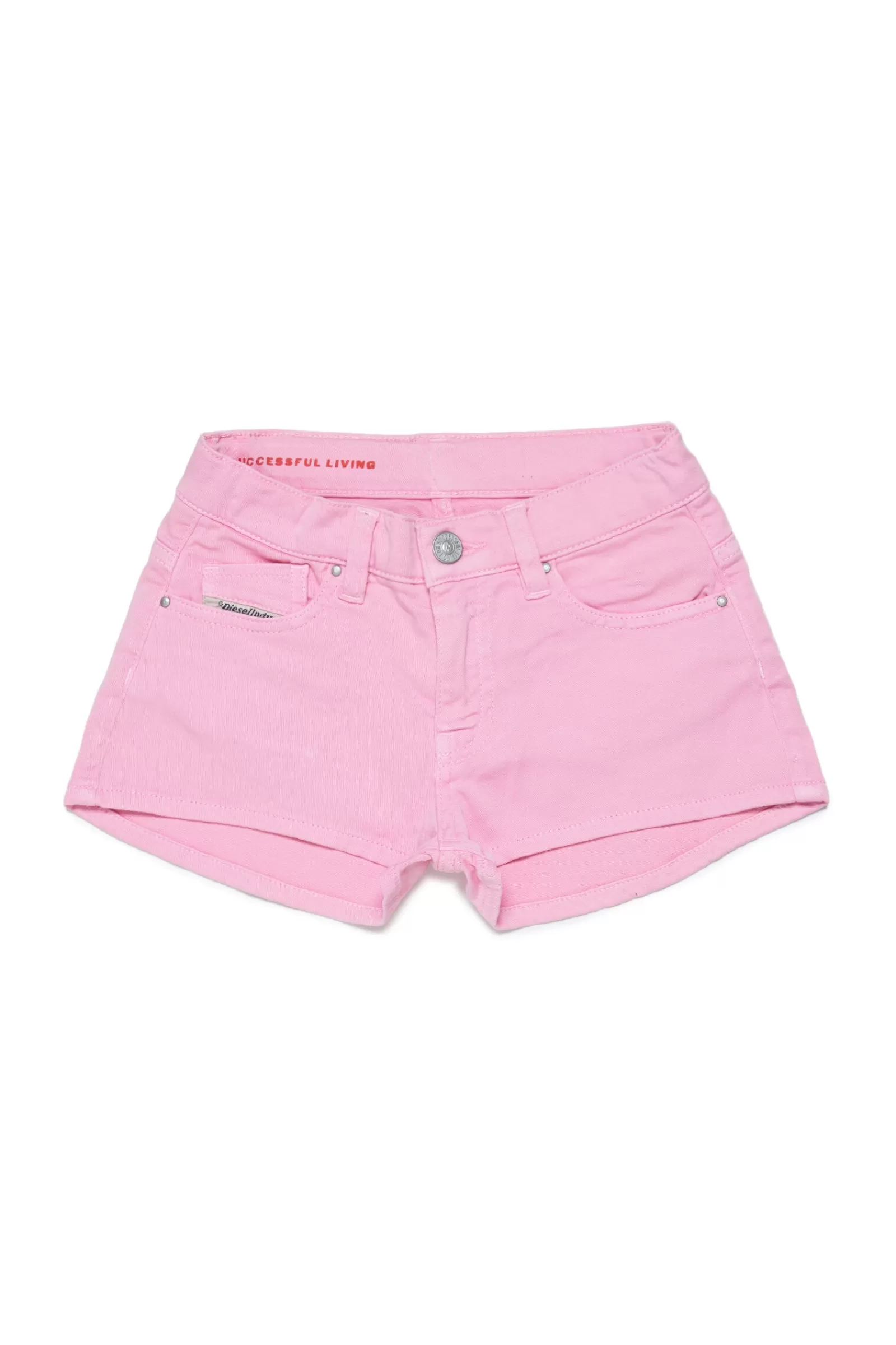 Gonne E Shorts<DIESEL Shorts In Joggjeans® Modello 5 Pockets Rosa Pastello