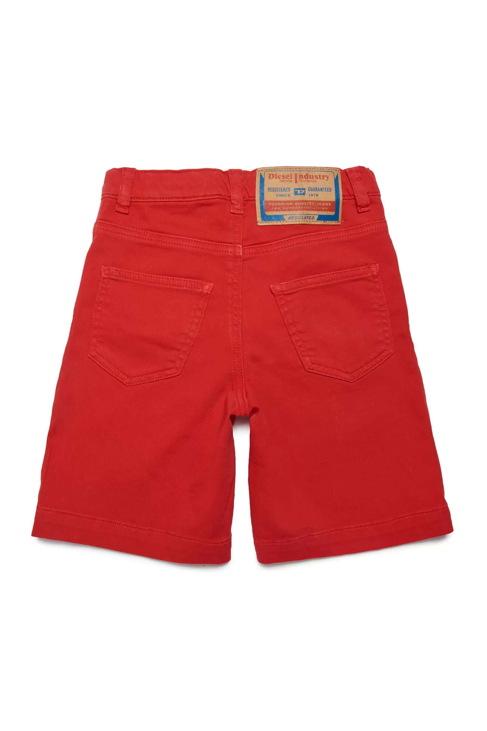 Pantaloni E Shorts<DIESEL Shorts In Joggjeans® Rossi Rosso Garofano