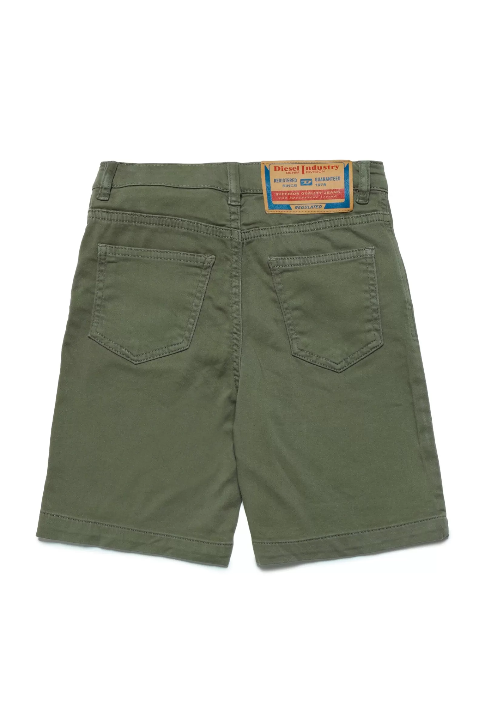 Pantaloni E Shorts<DIESEL Shorts In Joggjeans® Verde Militare Oliva Polvere