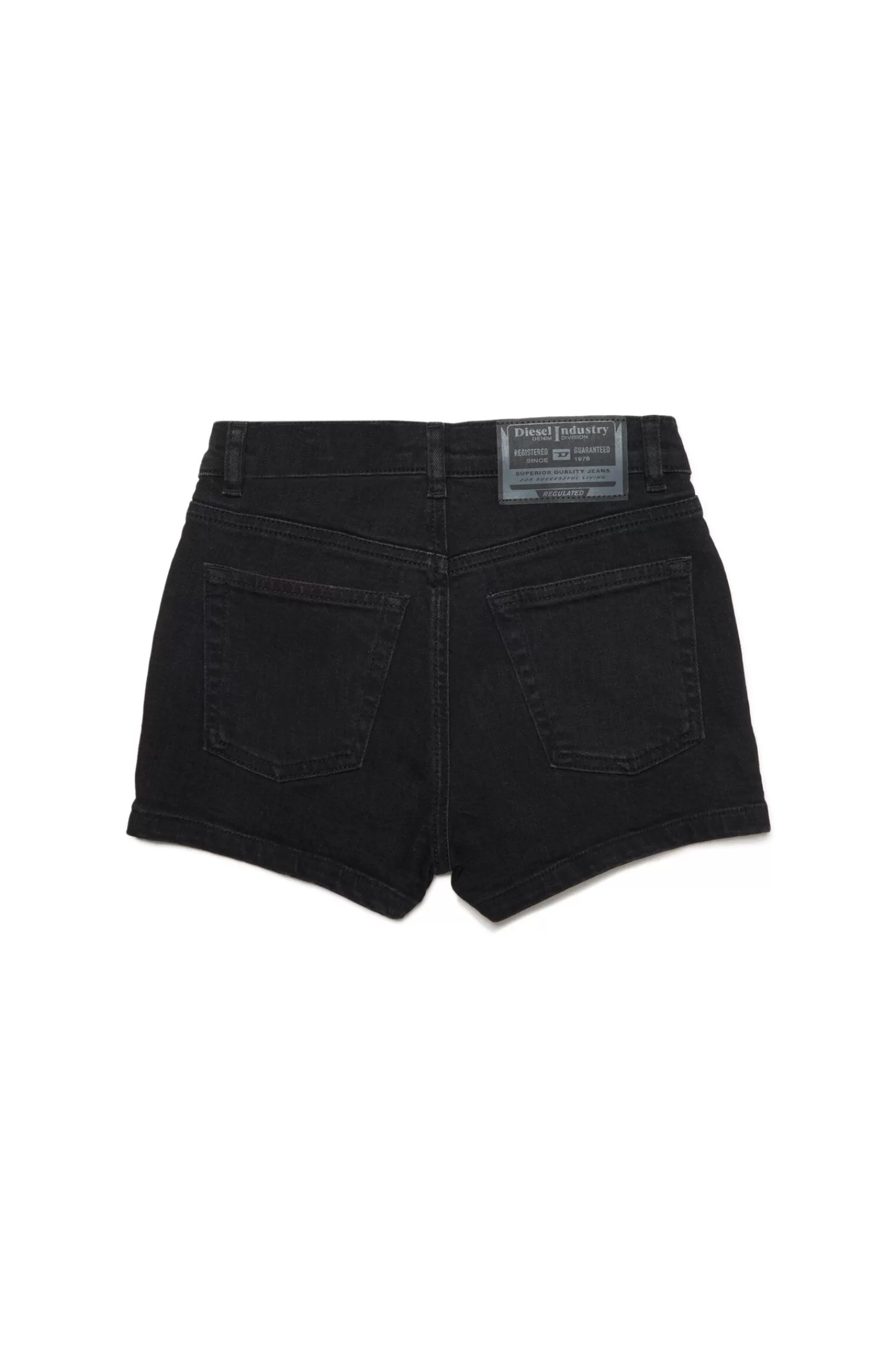 Gonne E Shorts<DIESEL Shorts In Modello 5 Pockets Denim Nero