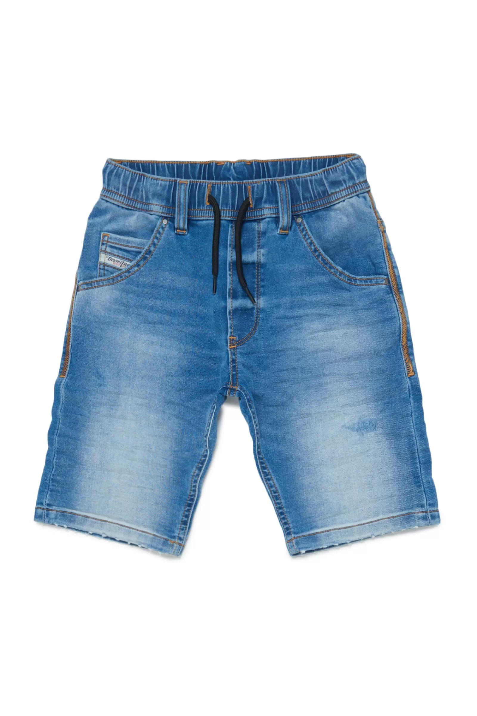 Pantaloni E Shorts<DIESEL Shorts Joggjeans® Sfumati Blu Denim