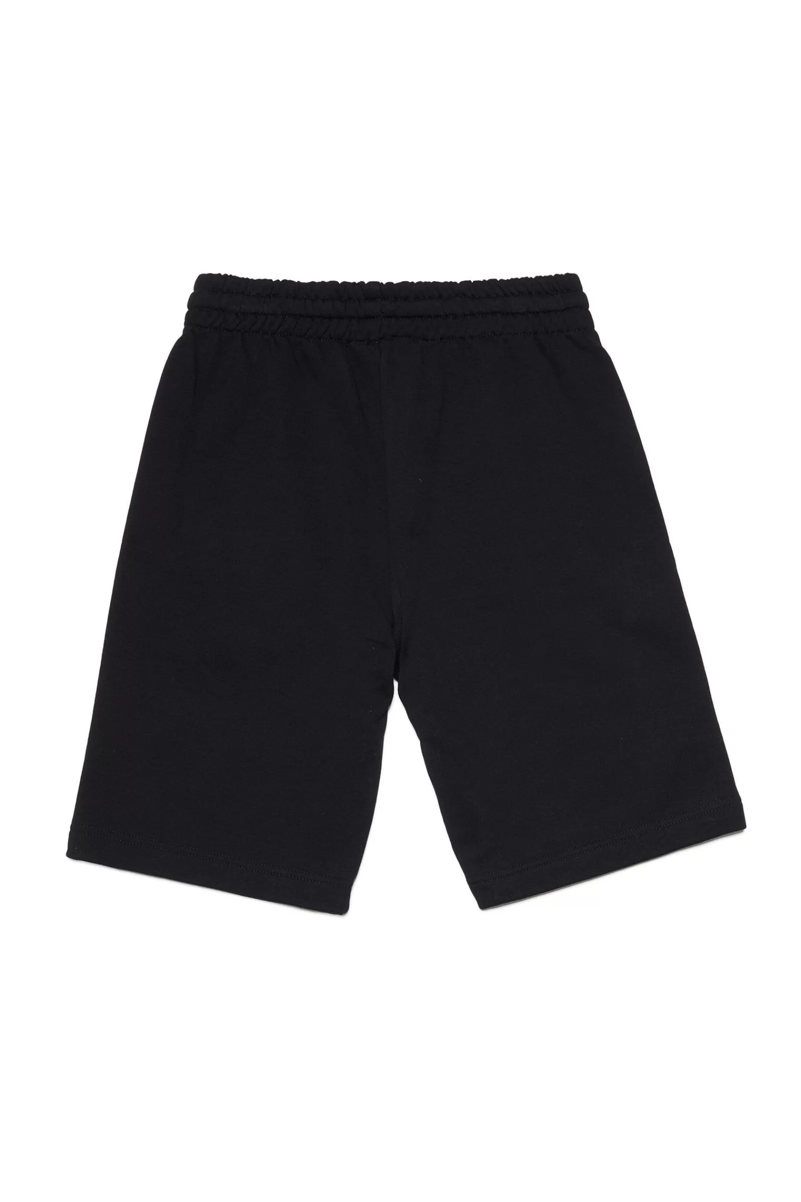 Pantaloni E Shorts<N°21 Shorts Neri In Felpa Con Logo Nero