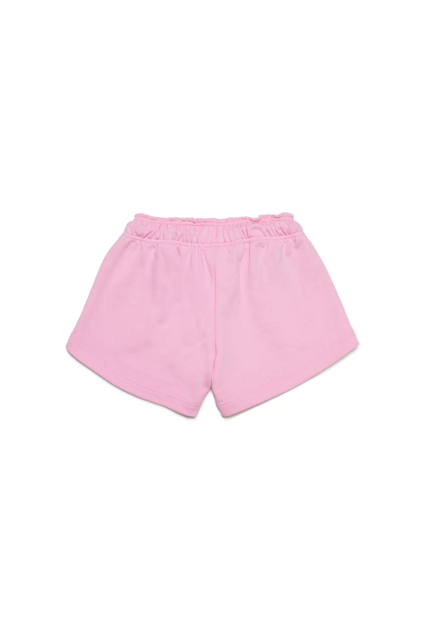 Gonne E Shorts<DIESEL Shorts Rosa In Cotone Con Coulisse In Vita Rosa Pastello