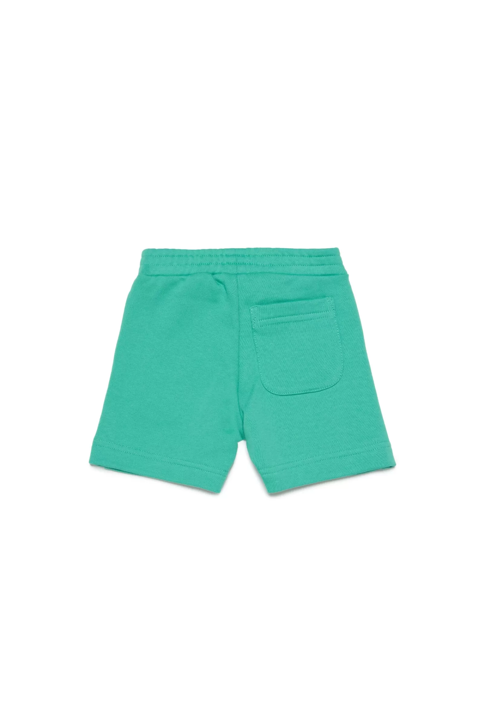 Pantaloni E Shorts<DIESEL Shorts Verdi In Cotone Con Logo In Versione  Verde Katydid