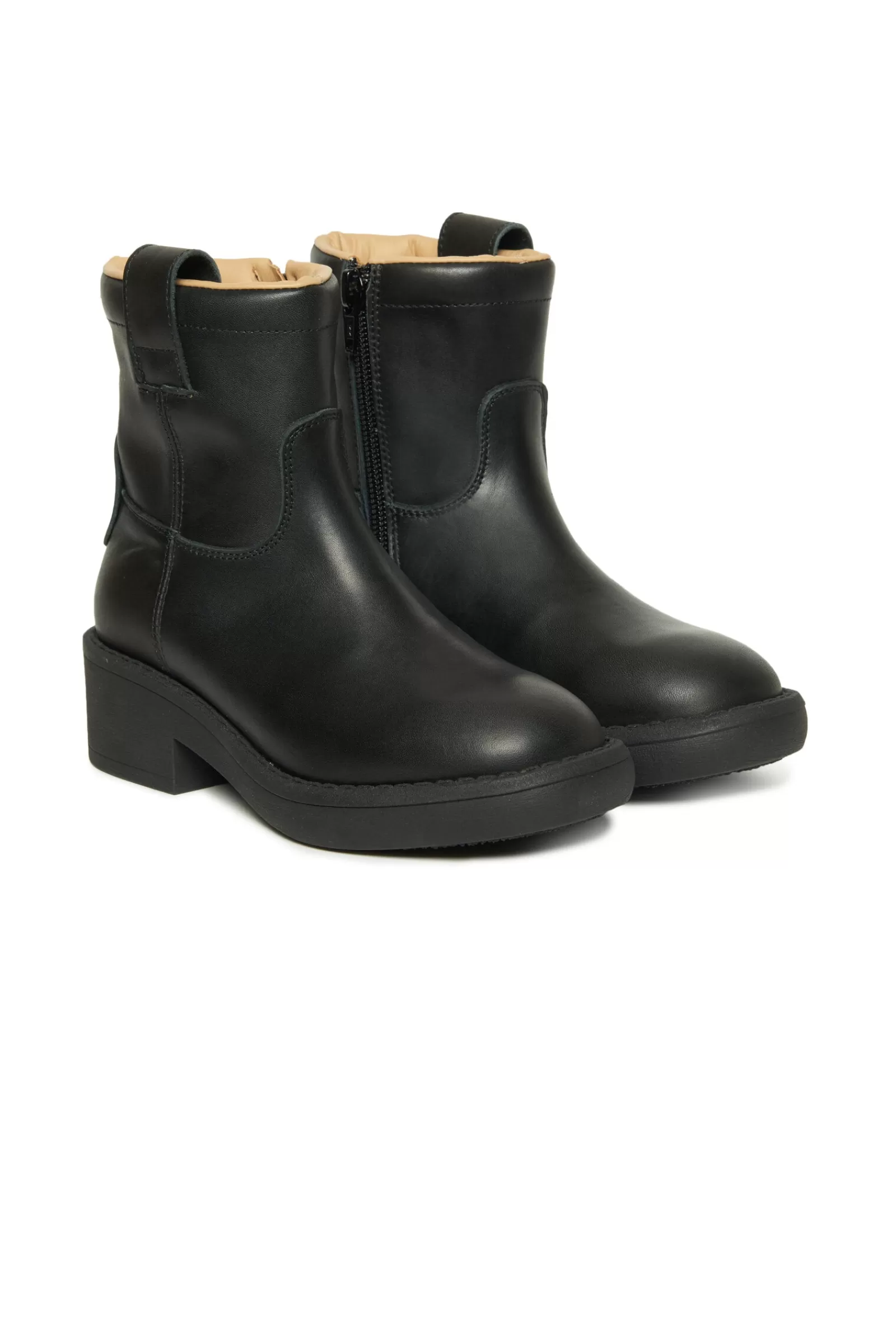 Stivali E Anfibi<MM6 MAISON MARGIELA Stivali Ankle Boots In Pelle Nero