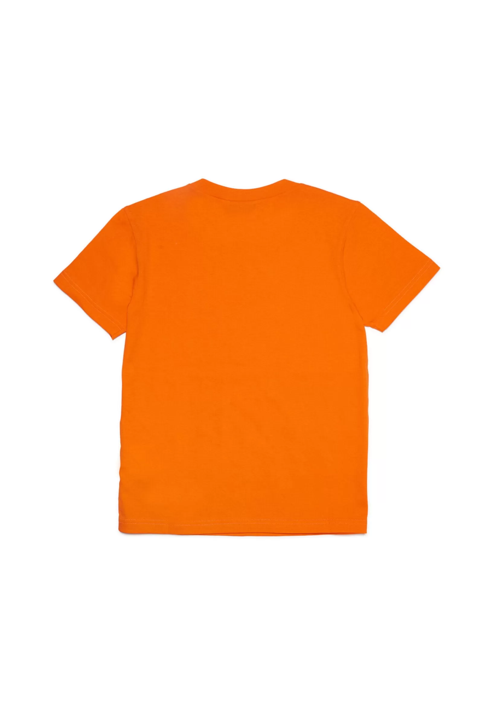 T-Shirt<N°21 T-Shirt Arancione Fluo In Jersey Con Logo Arancione Acceso