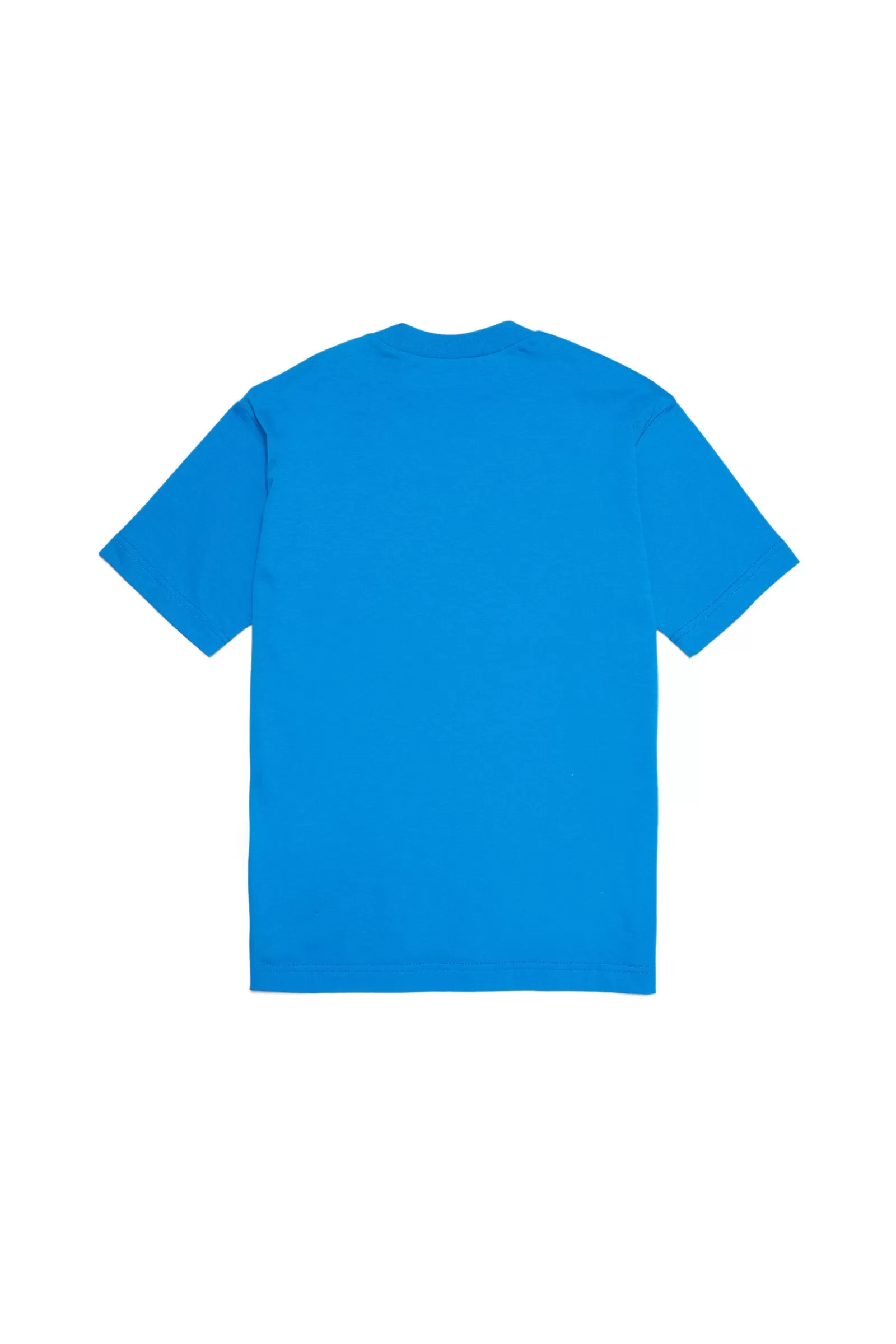 T-Shirt<N°21 T-Shirt Azzurra In Jersey Con Logo Sezionato Blue Chiaro