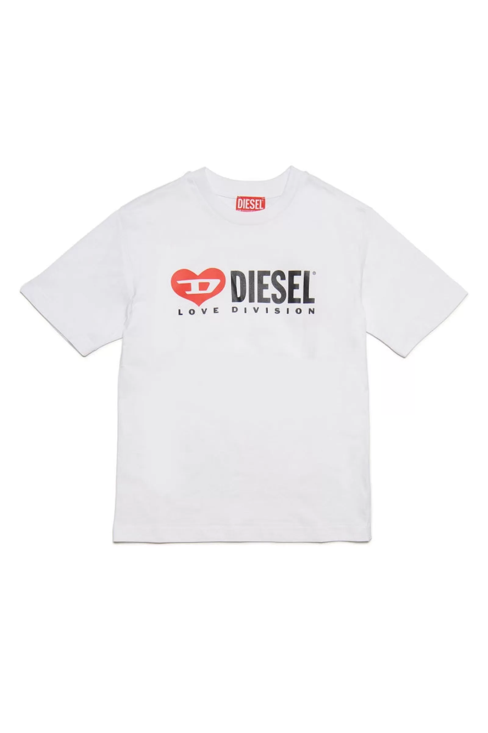 T-Shirt<DIESEL T-Shirt Bianca In Jersey Con Logo  Bianco