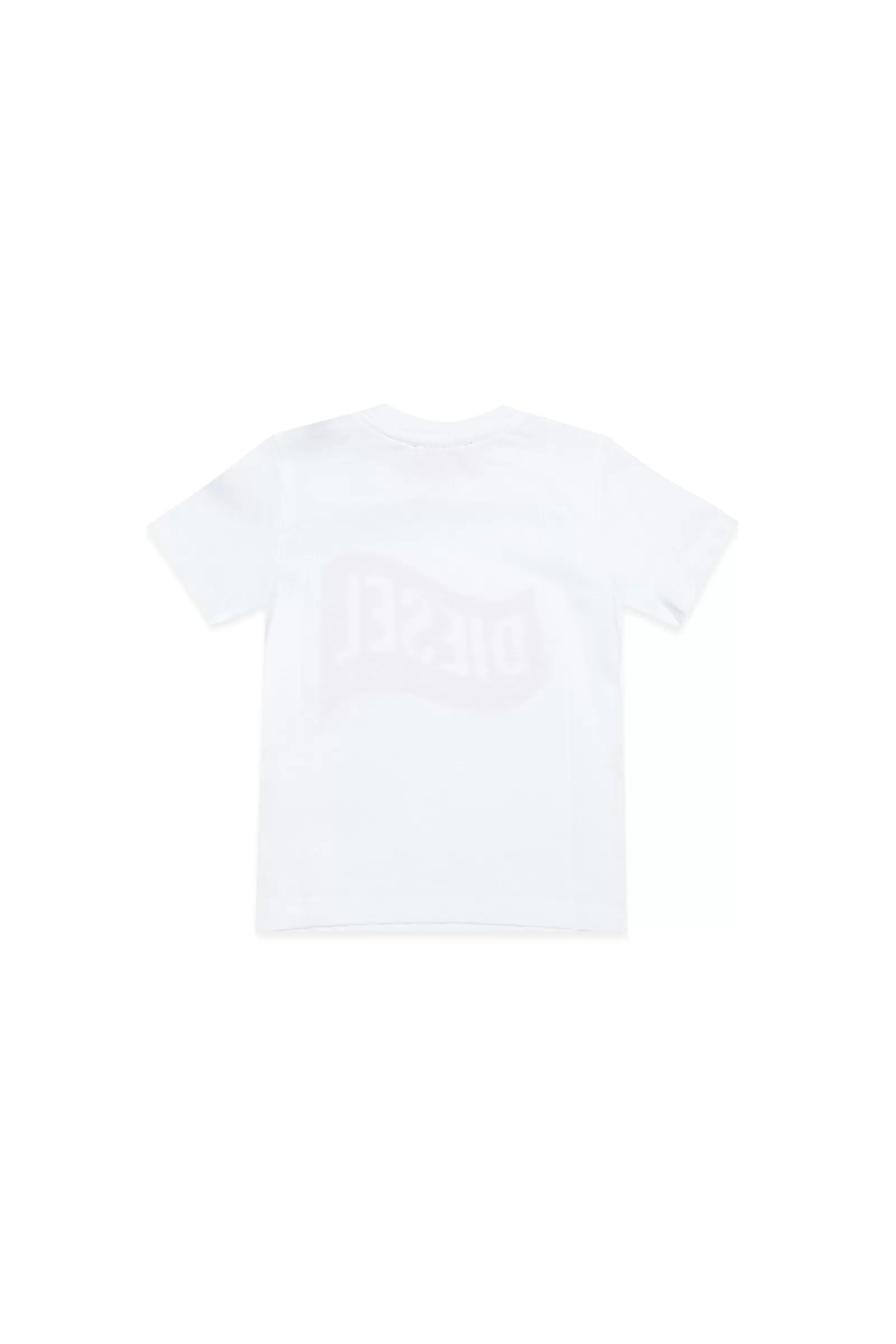 T-Shirt<DIESEL T-Shirt Bianca In Jersey Con Logo In Versione  Bianco