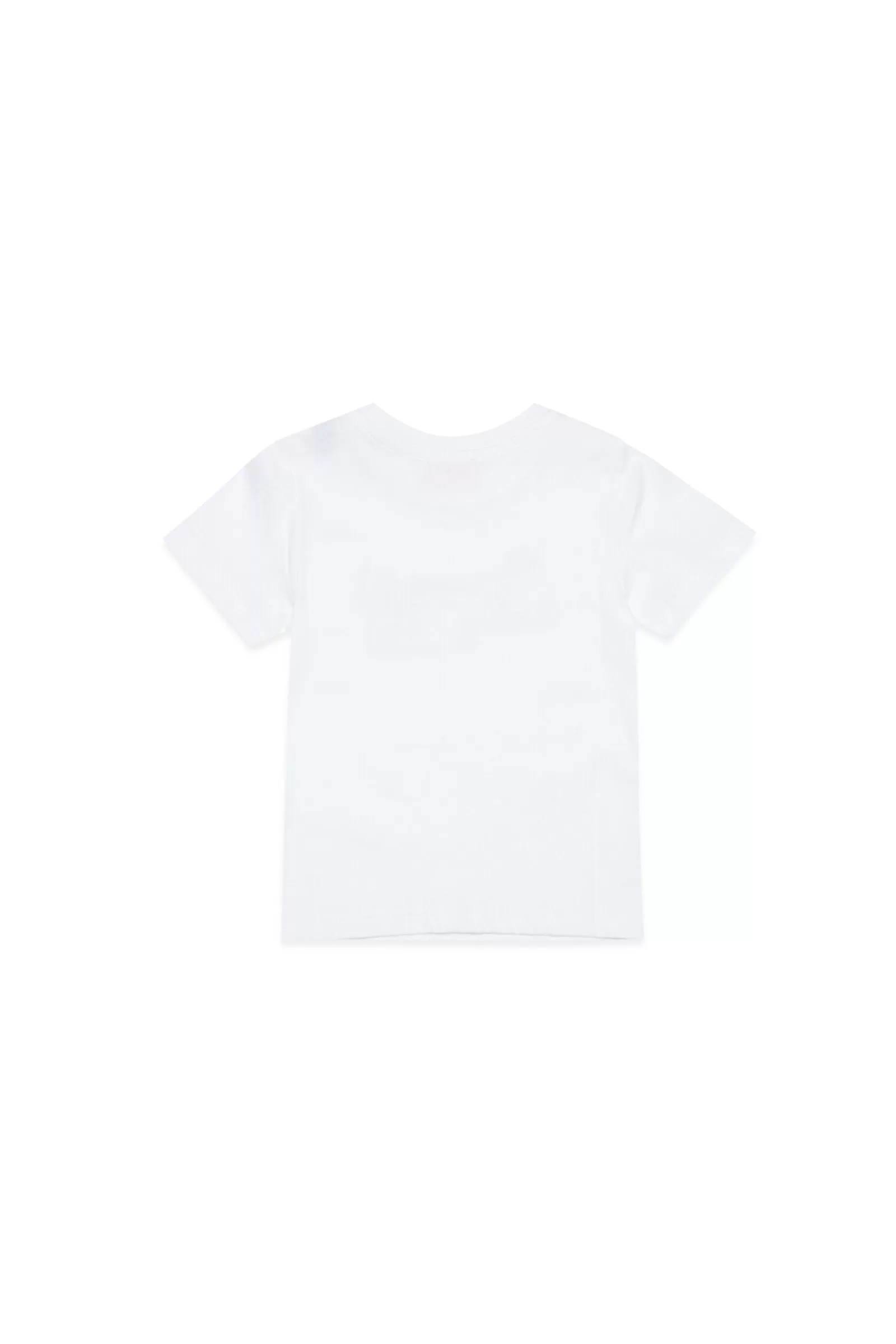 T-Shirt<DIESEL T-Shirt Bianca In Jersey Con Scritta  Bianco