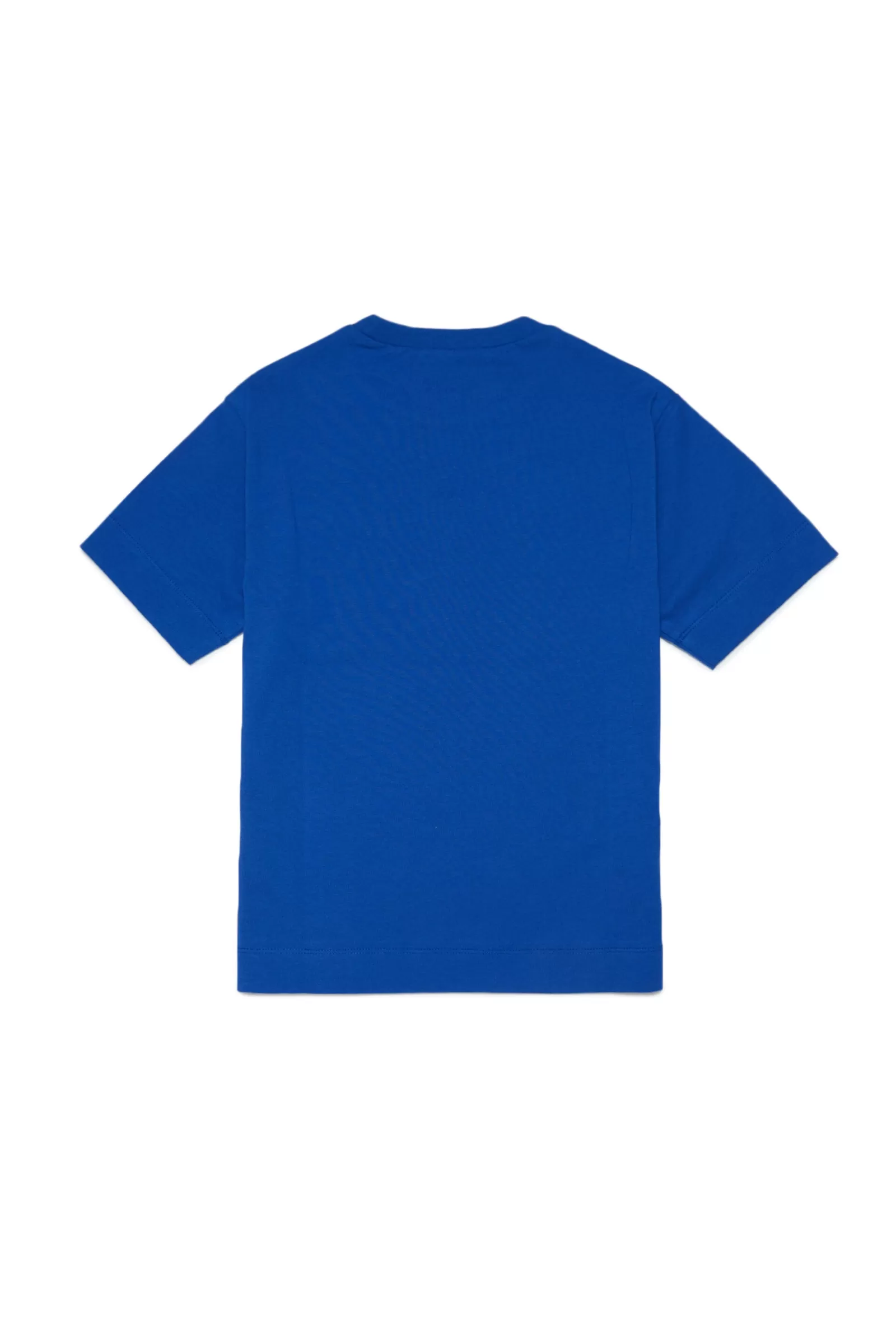 T-Shirt<MARNI T-Shirt Blu In Jersey Con Logo Blu Surf The Web