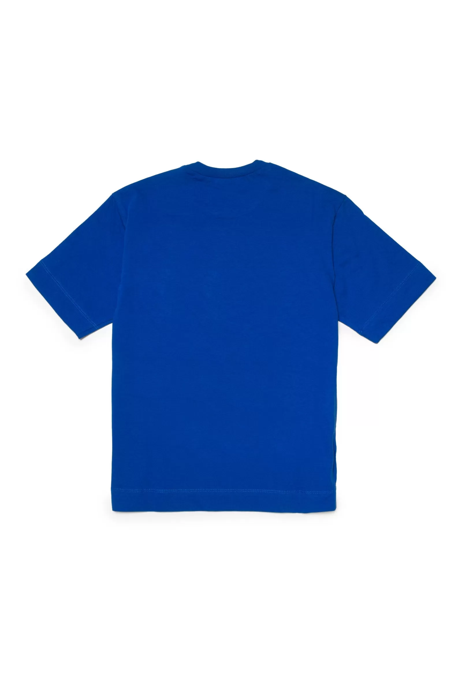 T-Shirt<MARNI T-Shirt Blu In Jersey Con Logo Displaced Blu Surf The Web