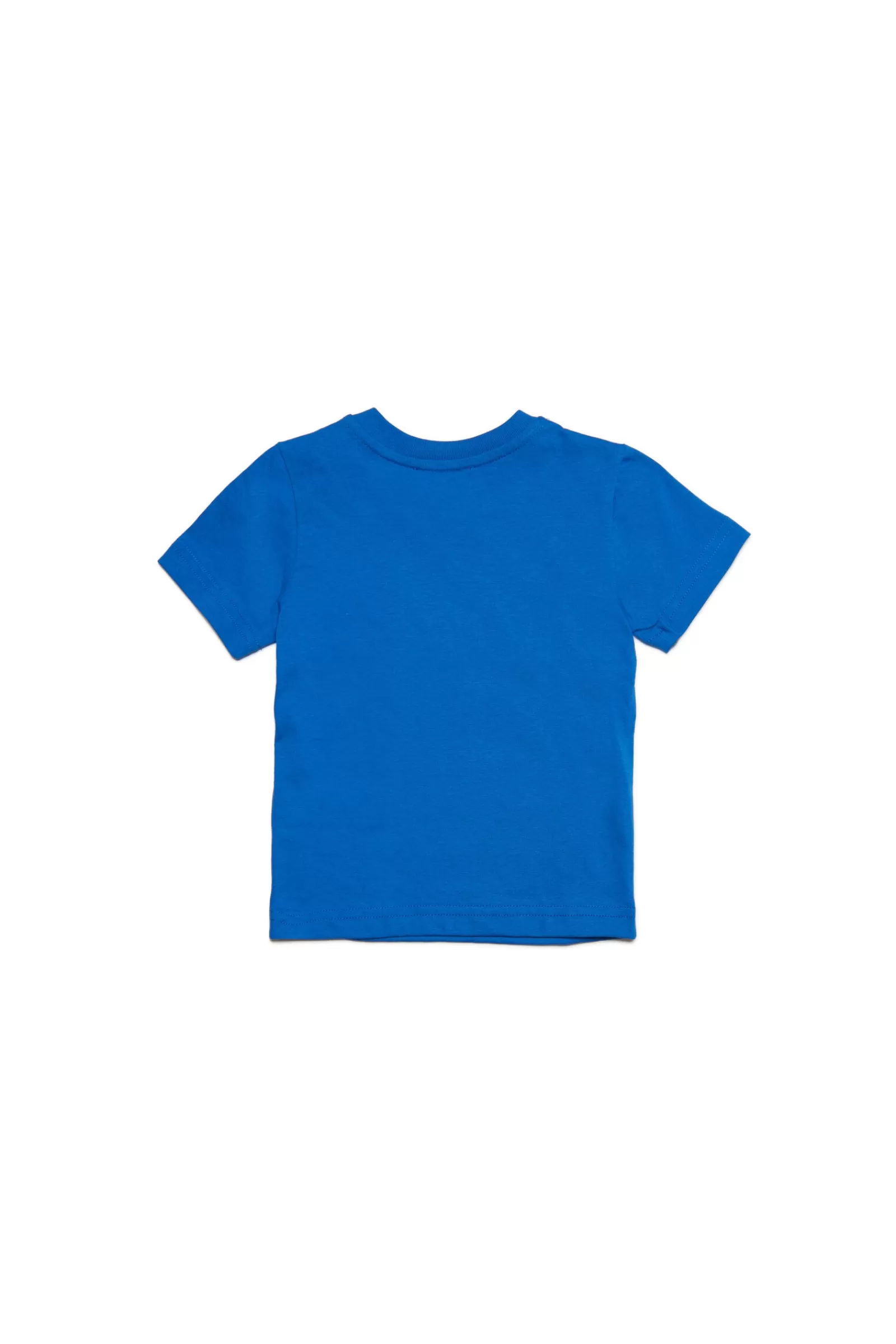 T-Shirt<DIESEL T-Shirt Blu In Jersey Con Logo Extra-Large Blu Principessa