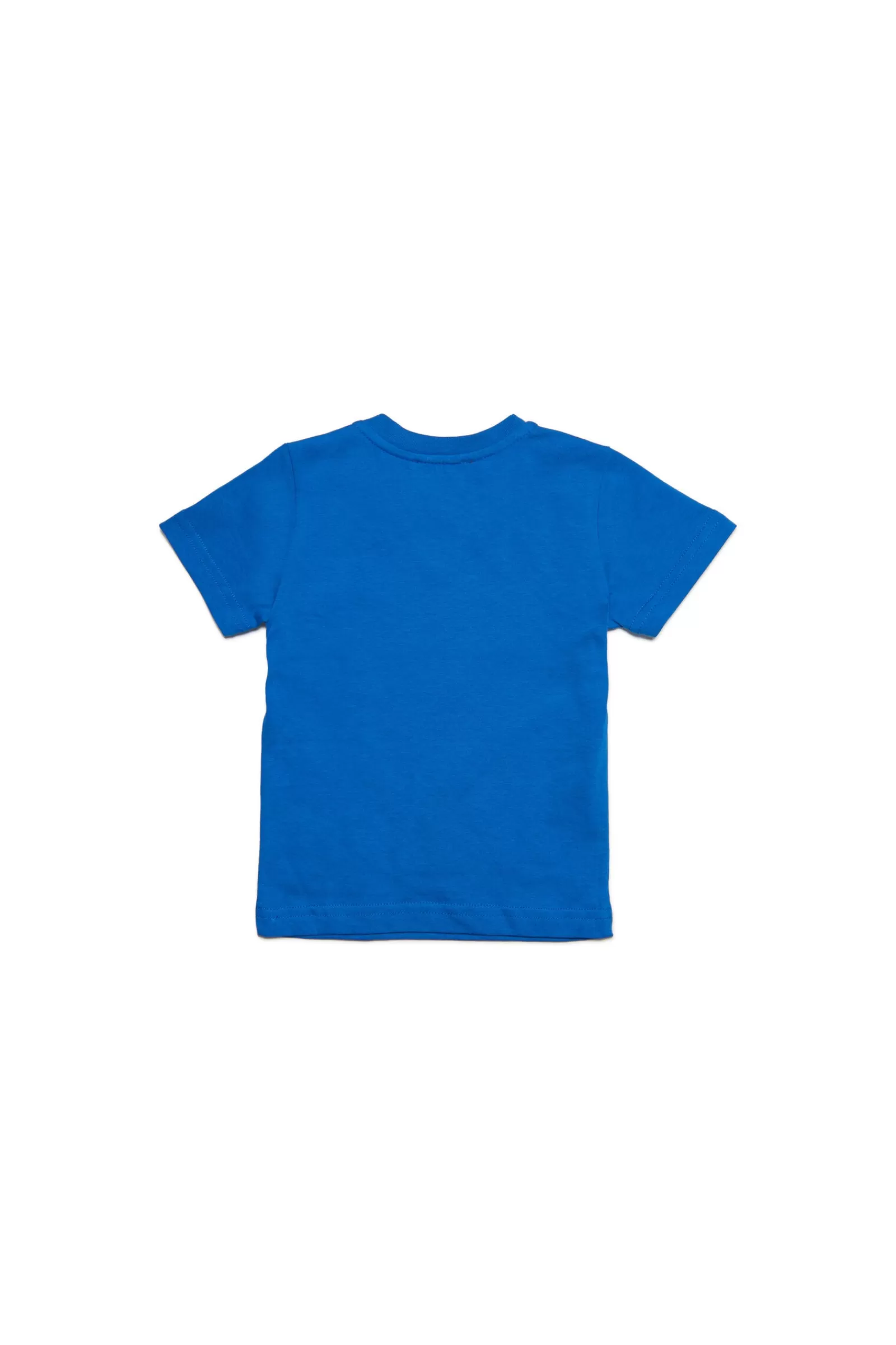 T-Shirt<DIESEL T-Shirt Blu In Jersey Con Logo In Versione  Blu Principessa