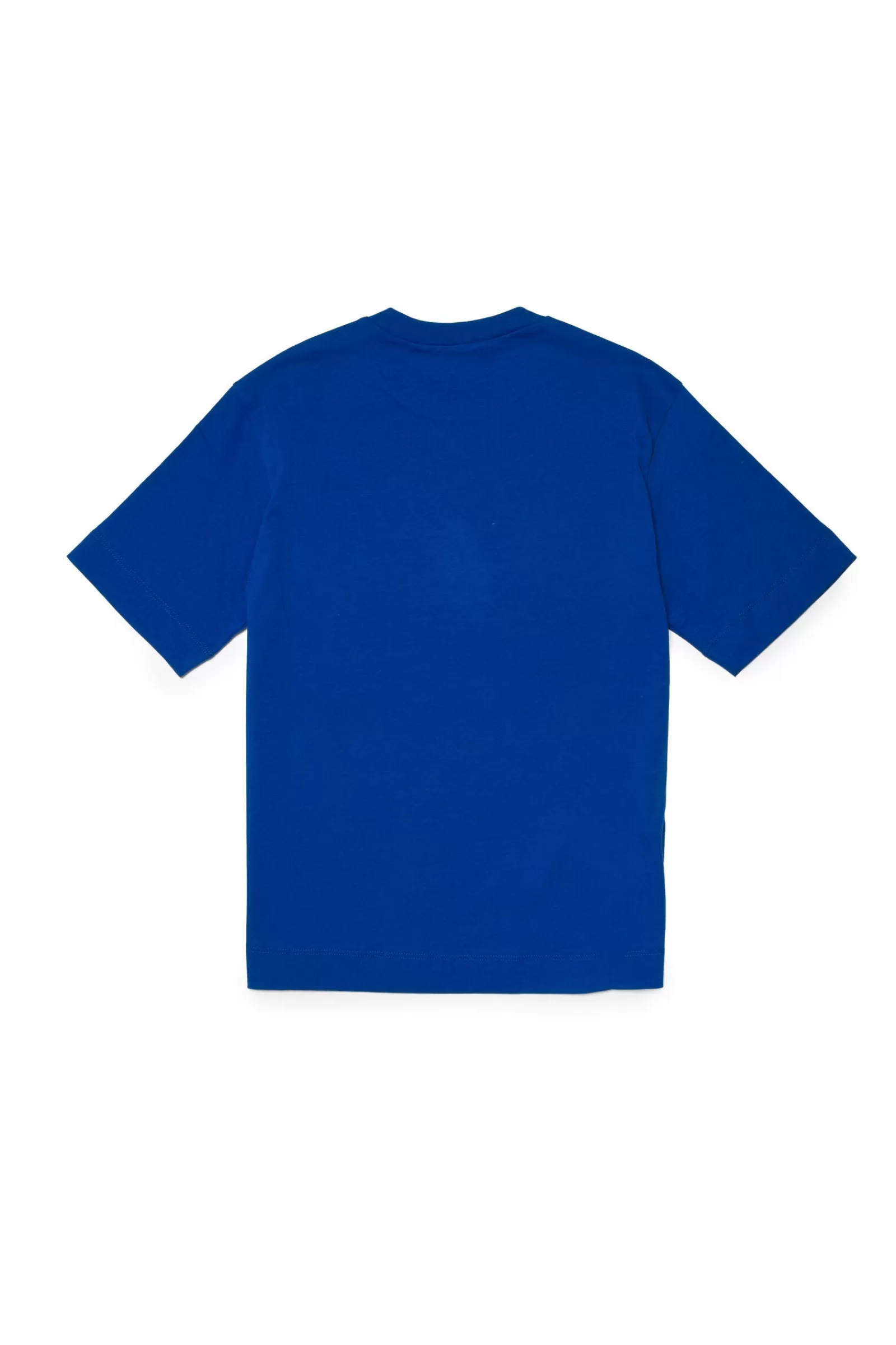 T-Shirt<MARNI T-Shirt Blu In Jersey Con Logo Brush Blu Surf The Web