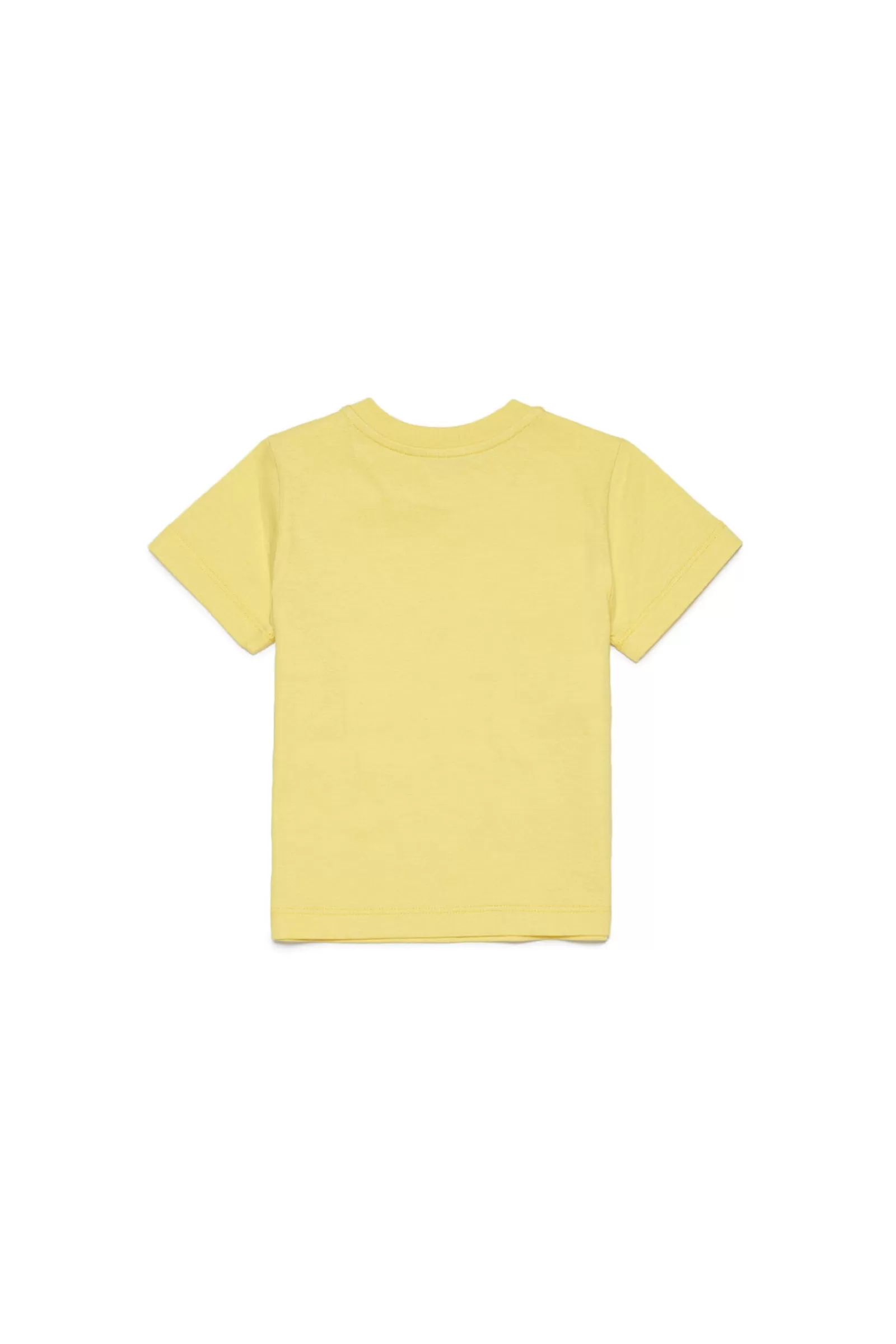 T-Shirt<MARNI T-Shirt Gialla In Jersey Con Logo Displaced Giallo Scorza Di Limone