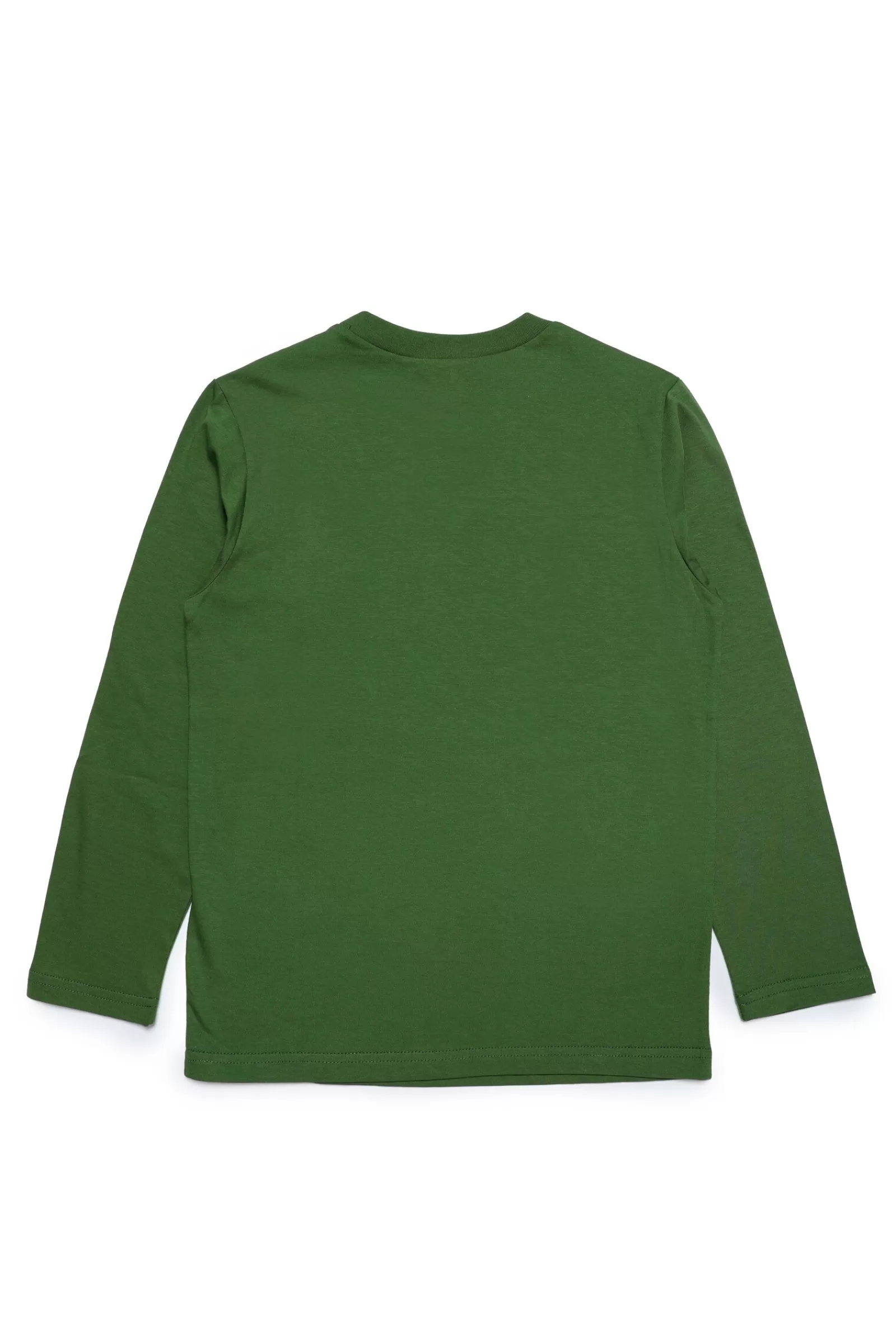 T-Shirt<N°21 T-Shirt Girocollo In Jersey Con Logo Verde Militare