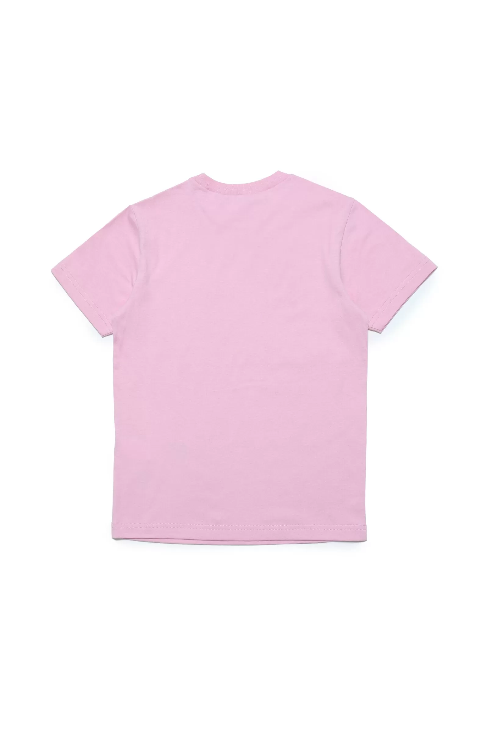 T-Shirt<N°21 T-Shirt Girocollo In Jersey Con Logo Rosa Caramella