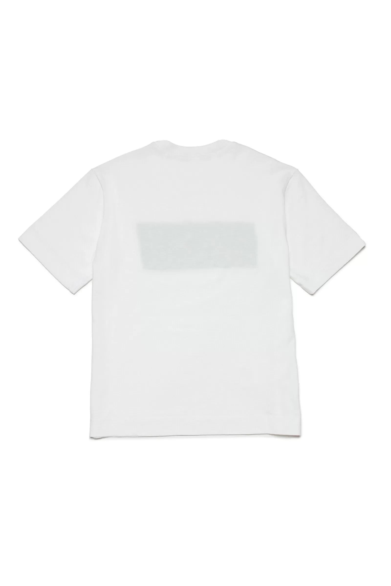 T-Shirt<MARNI T-Shirt Girocollo In Jersey Con Logo Bianco Sporco