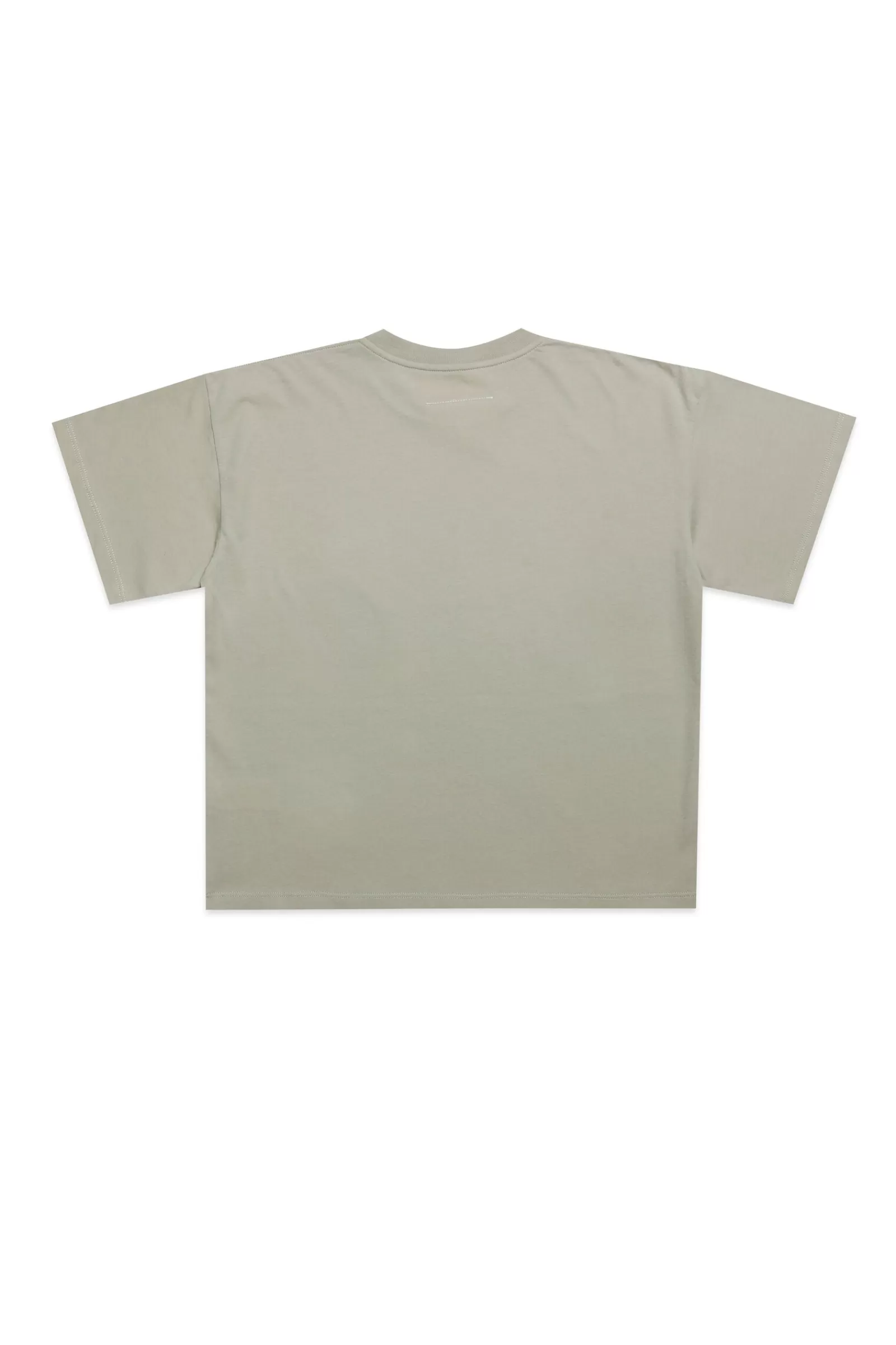 T-Shirt<MM6 MAISON MARGIELA T-Shirt Girocollo In Jersey Con Logo Cammello Chiaro