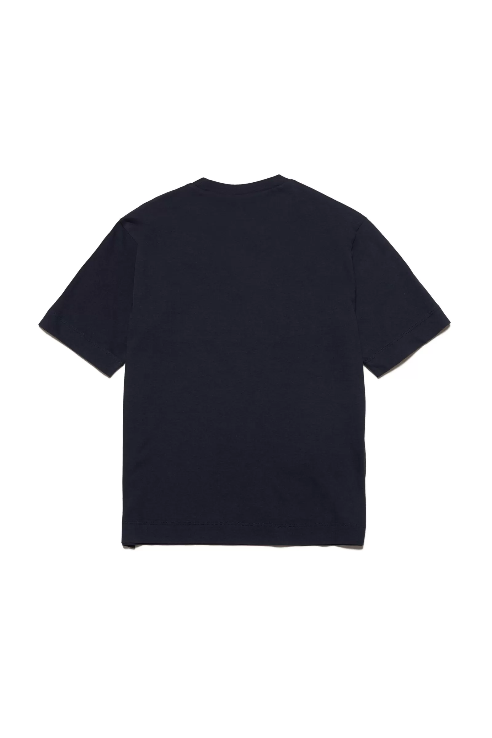 T-Shirt<MARNI T-Shirt Girocollo In Jersey Con Logo Blu Navy