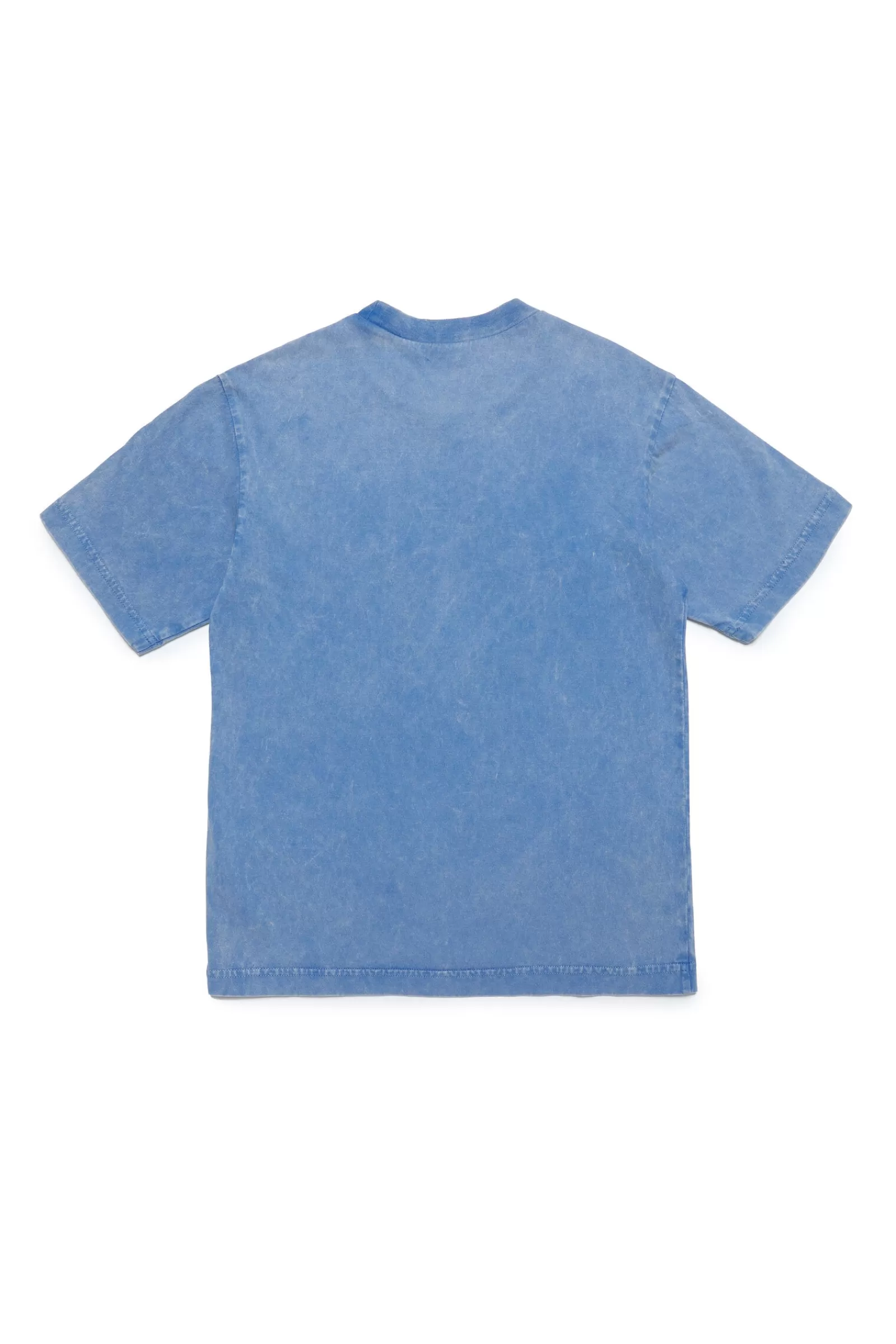 T-Shirt<N°21 T-Shirt Girocollo In Jersey Con Logo Blu Brillante