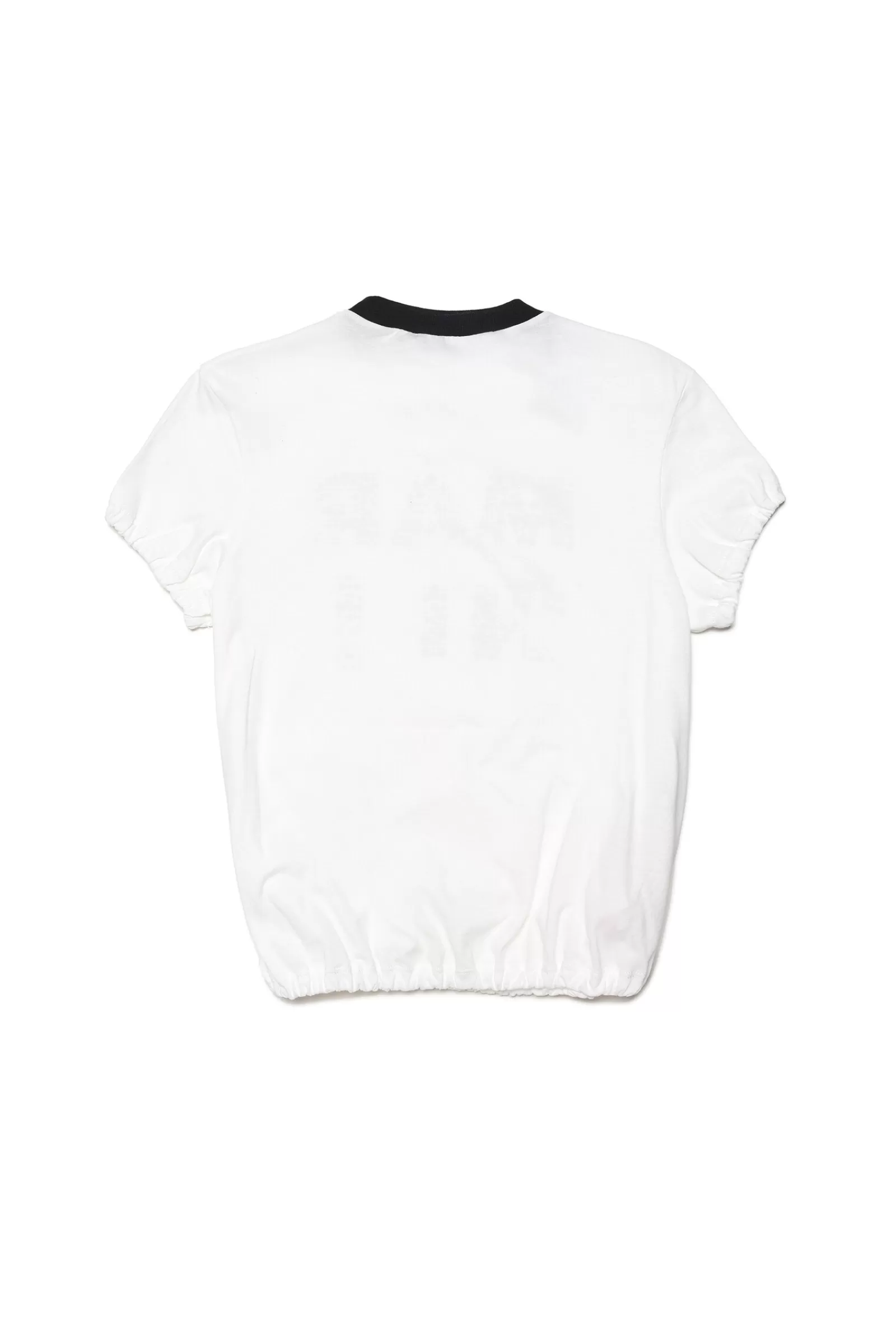 T-Shirt<MARNI T-Shirt Girocollo In Jersey Con Logo Borchie Bianco Sporco