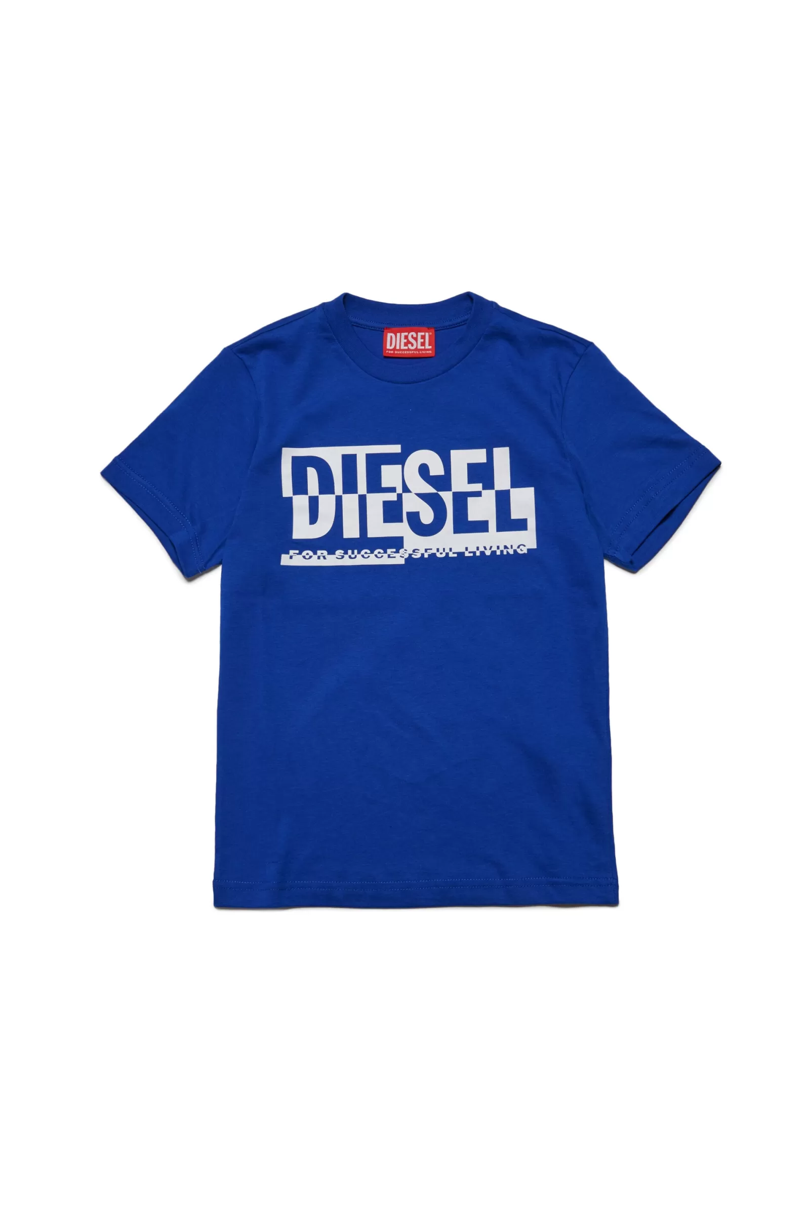 T-Shirt<DIESEL T-Shirt Girocollo In Jersey Con Logo Sezionato Surf The Web