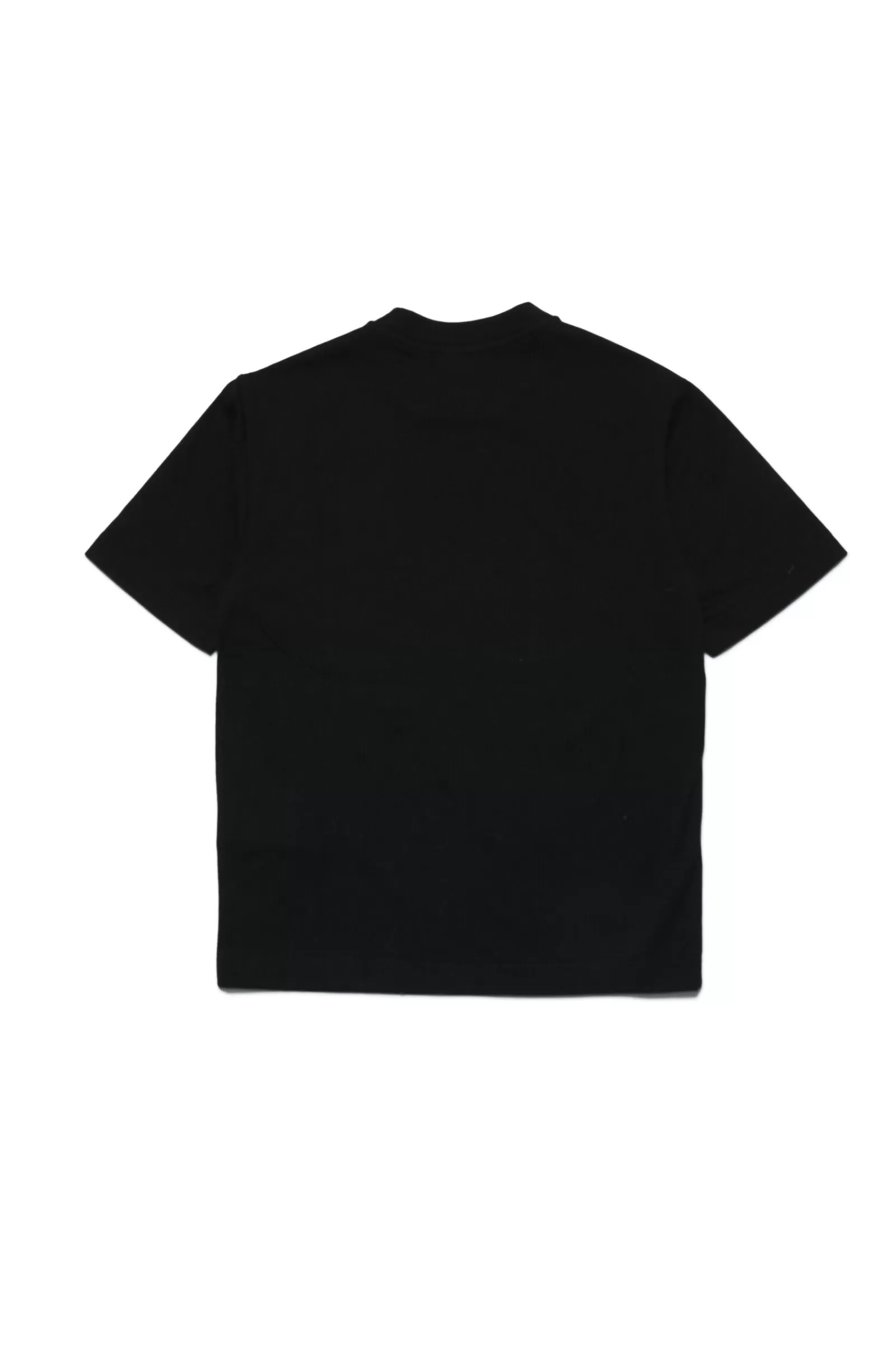 T-Shirt<DIESEL T-Shirt Girocollo In Jersey Con Scritte Nero