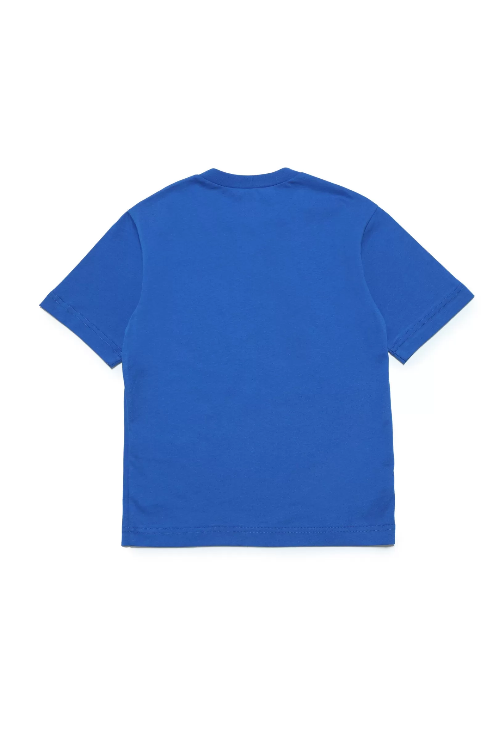 T-Shirt<N°21 T-Shirt Girocollo In Jersey Con Stampa Off-Road Blu Brillante