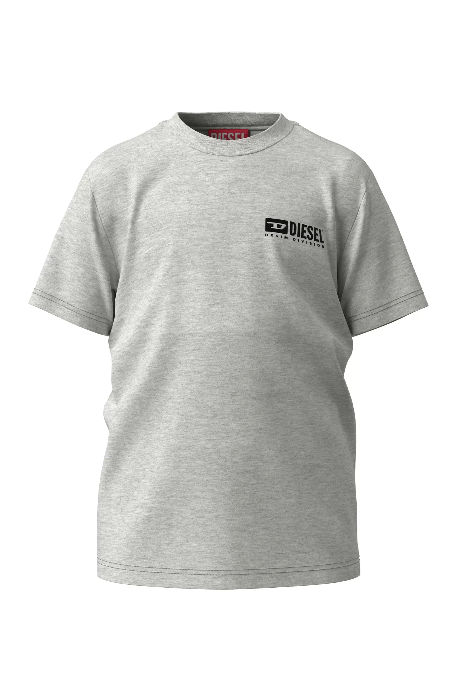 T-Shirt<DIESEL T-Shirt Grigia In Jersey Con Logo Nuovo Grigio Melange