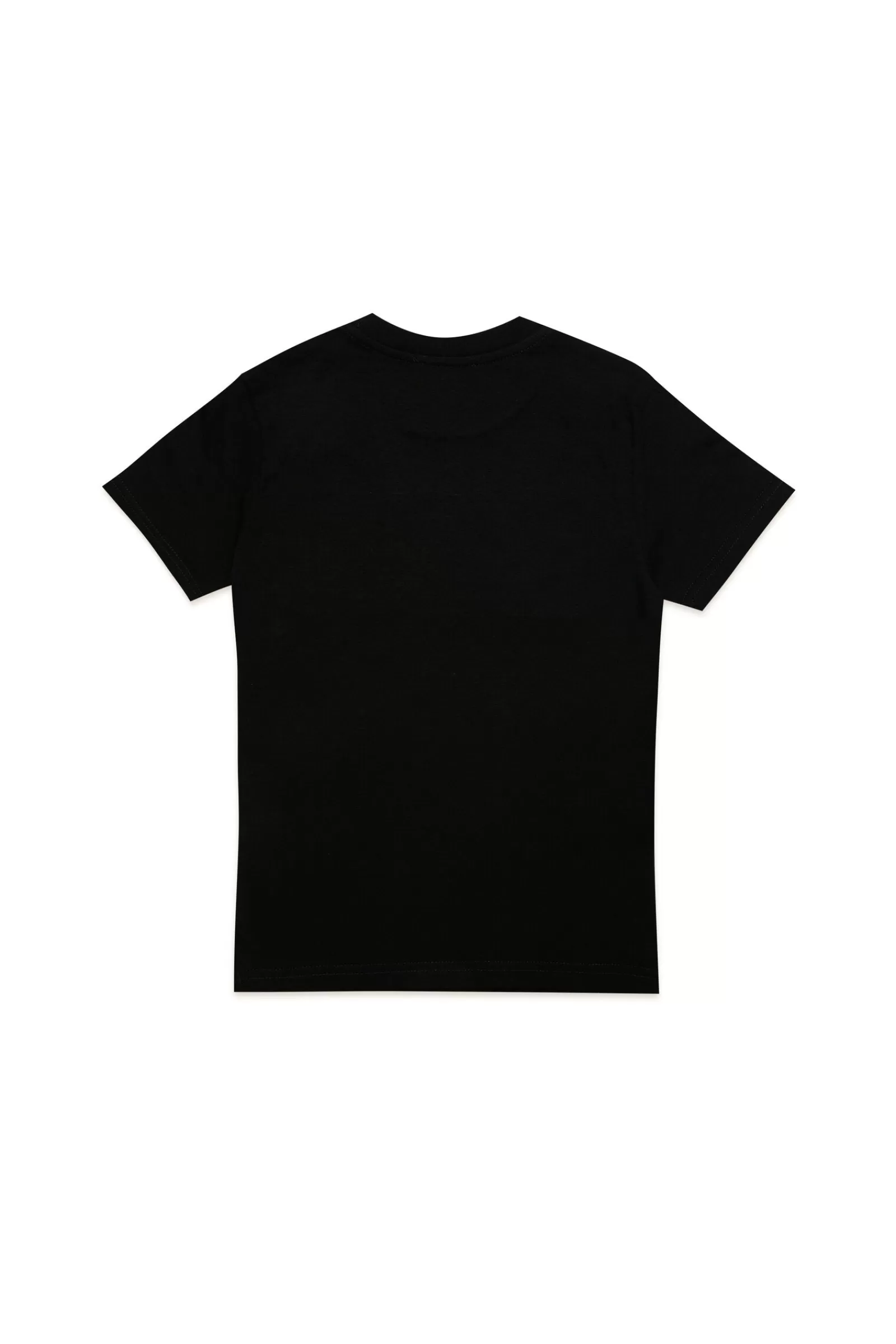 T-Shirt<DIESEL T-Shirt Nera Con Applicazione Logo Nero