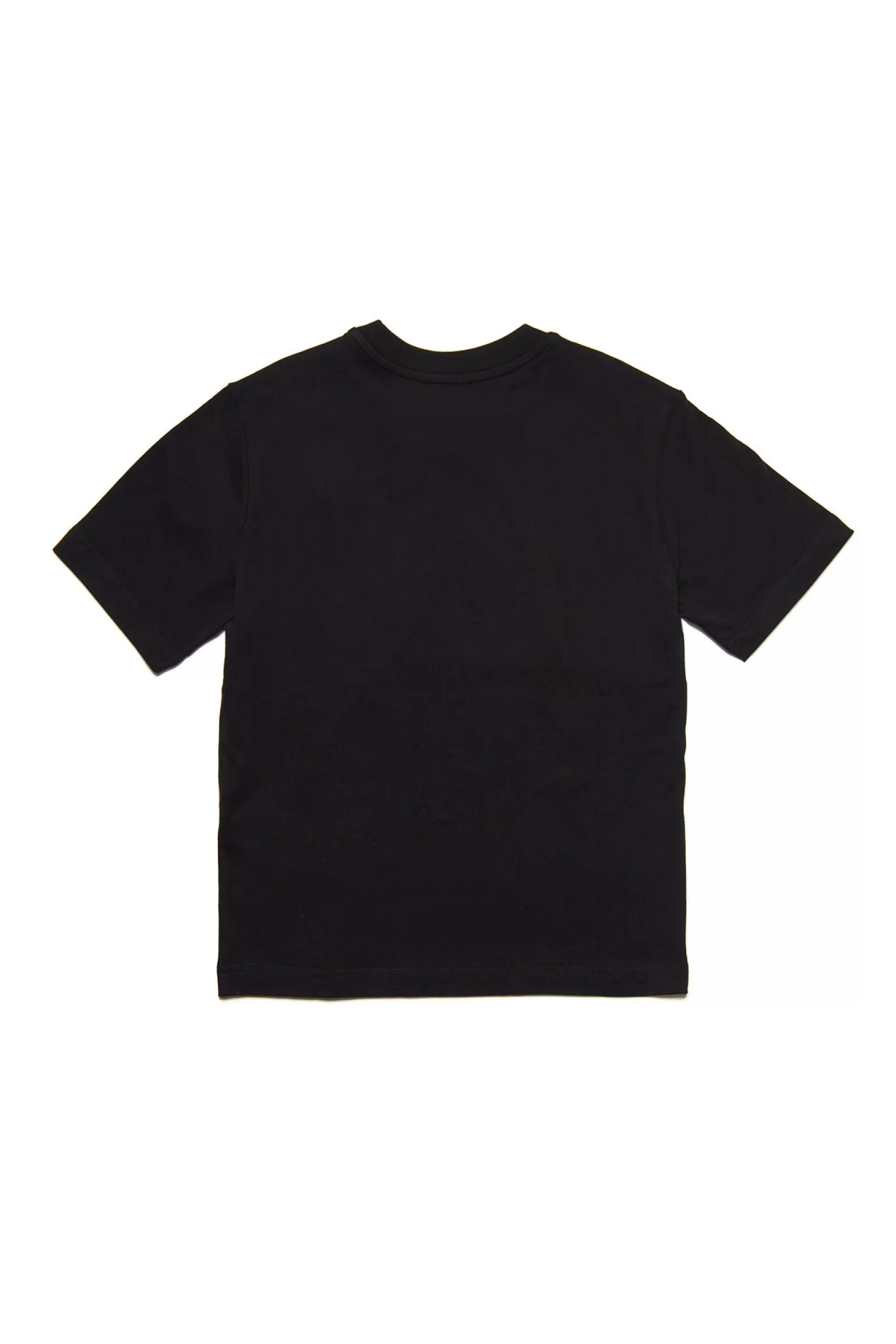 T-Shirt<DIESEL T-Shirt Nera In Jersey Con Grafica  Nero