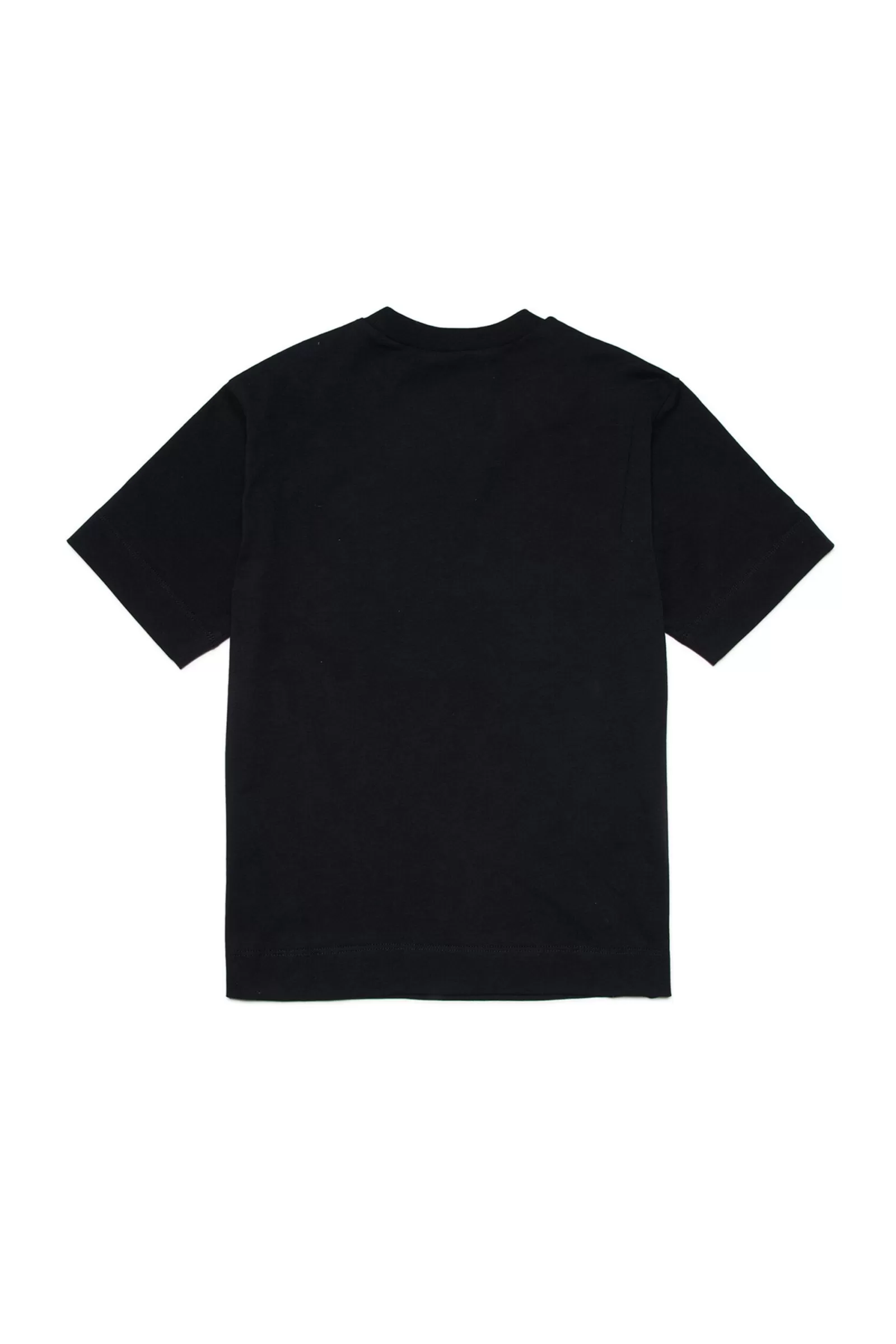 T-Shirt<MARNI T-Shirt Nera In Jersey Con Logo Nero