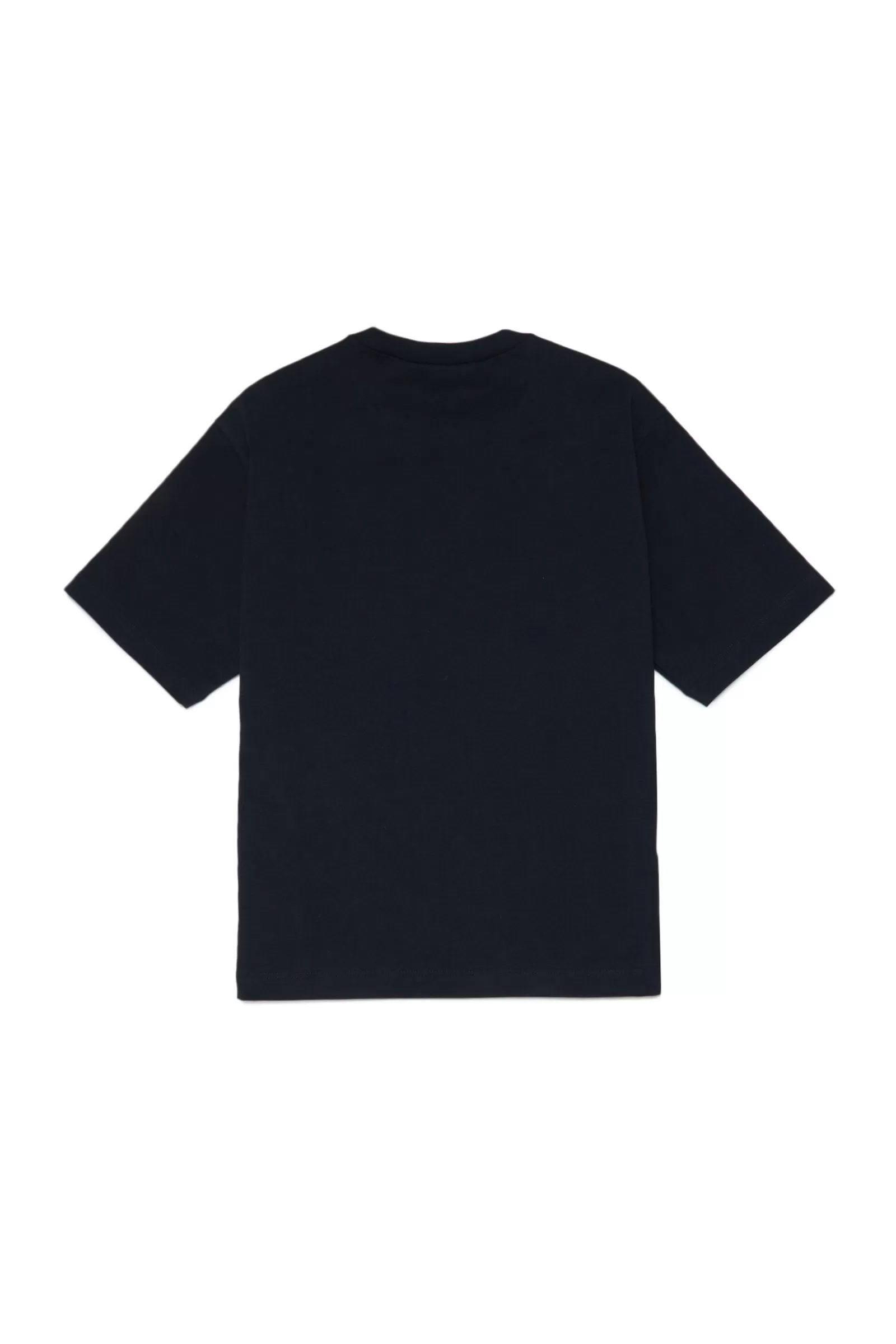 T-Shirt<MARNI T-Shirt Nera In Jersey Con Logo Displaced Nero