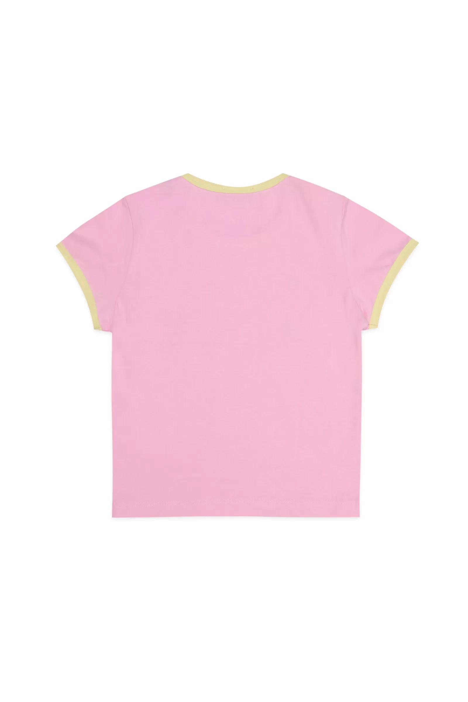 T-Shirt<DIESEL T-Shirt Rosa In Jersey Con Logo In Versione  Rosa Pastello